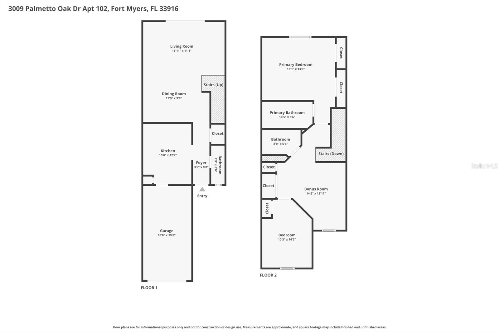 3009 PALMETTO OAK DR #102, FORT MYERS, FL, 33916
