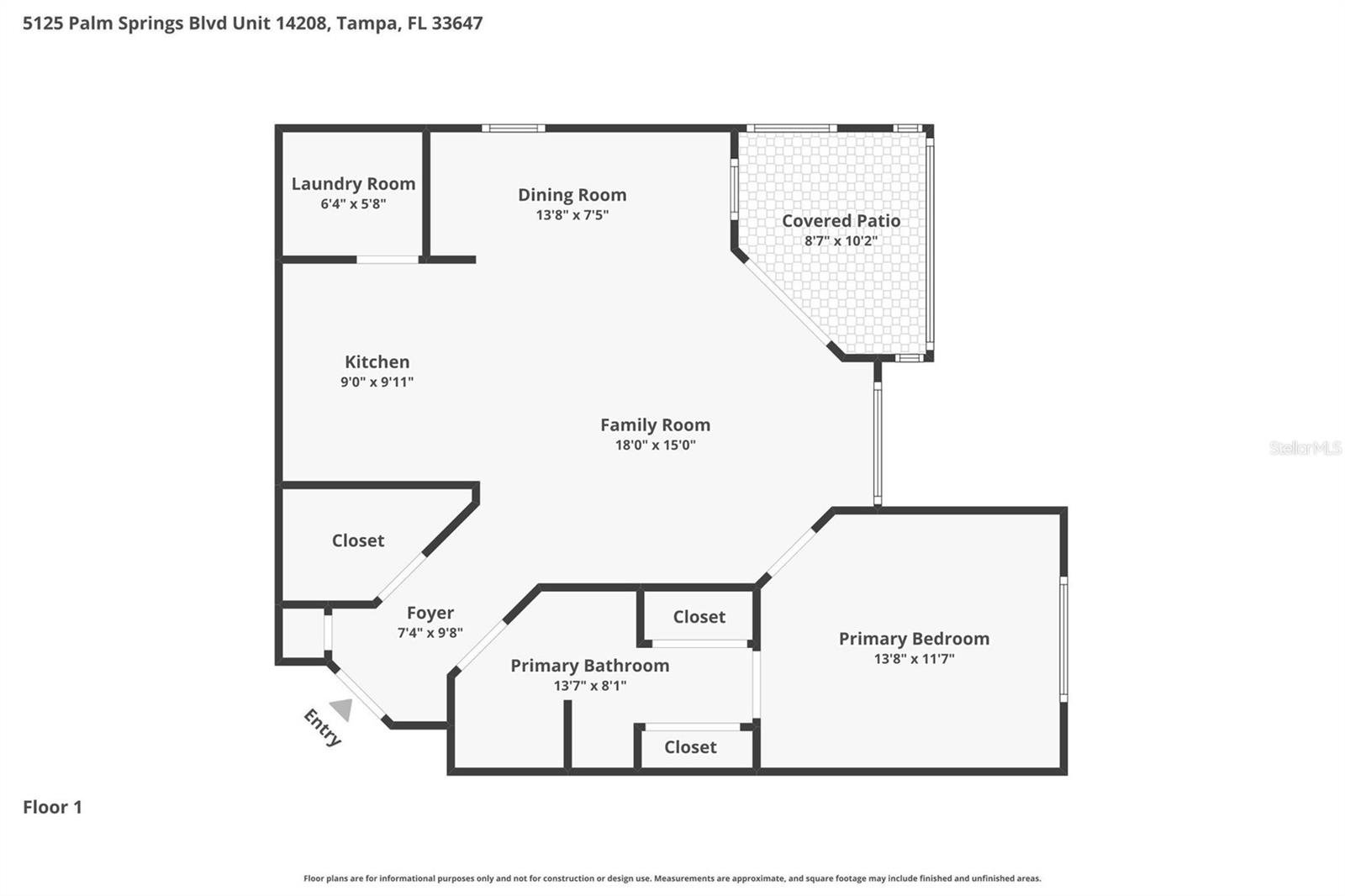 5125 PALM SPRINGS BLVD #14208, TAMPA, FL, 33647