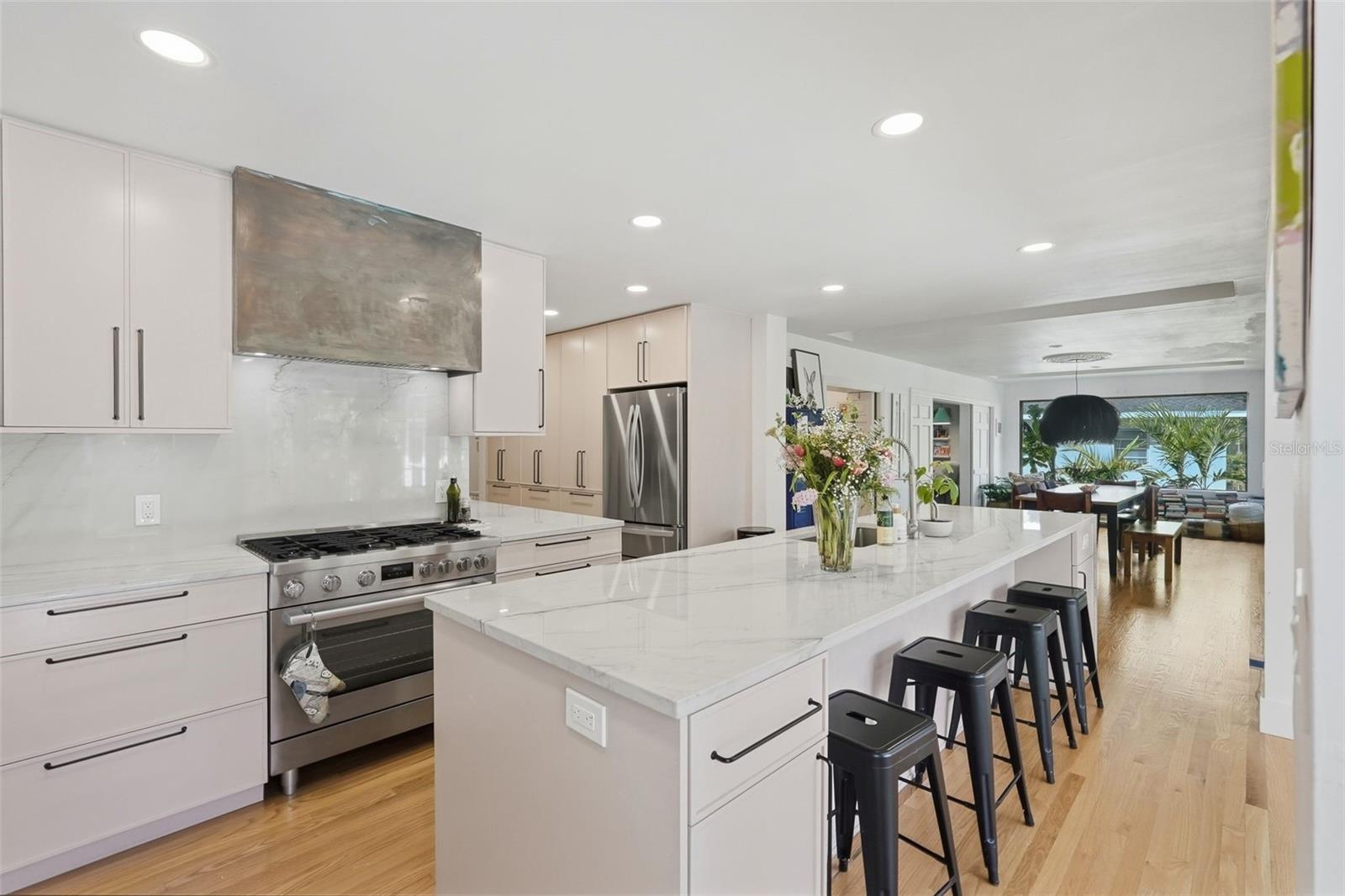 New Kitchen with Island Seating
