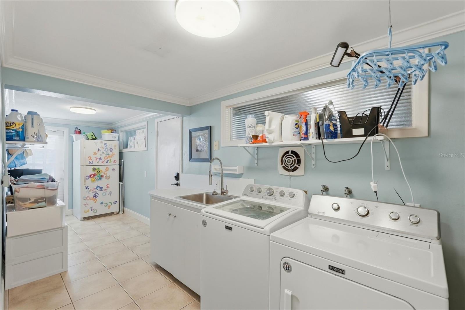 Laundry Room Off of Garage