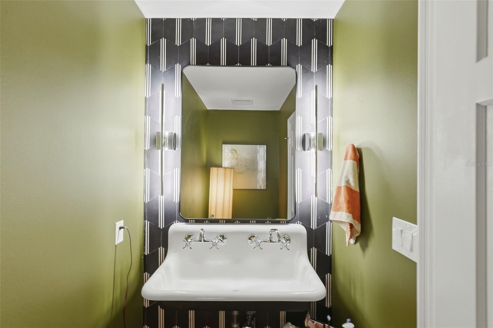 Hallway Half Bath Towards Entrance