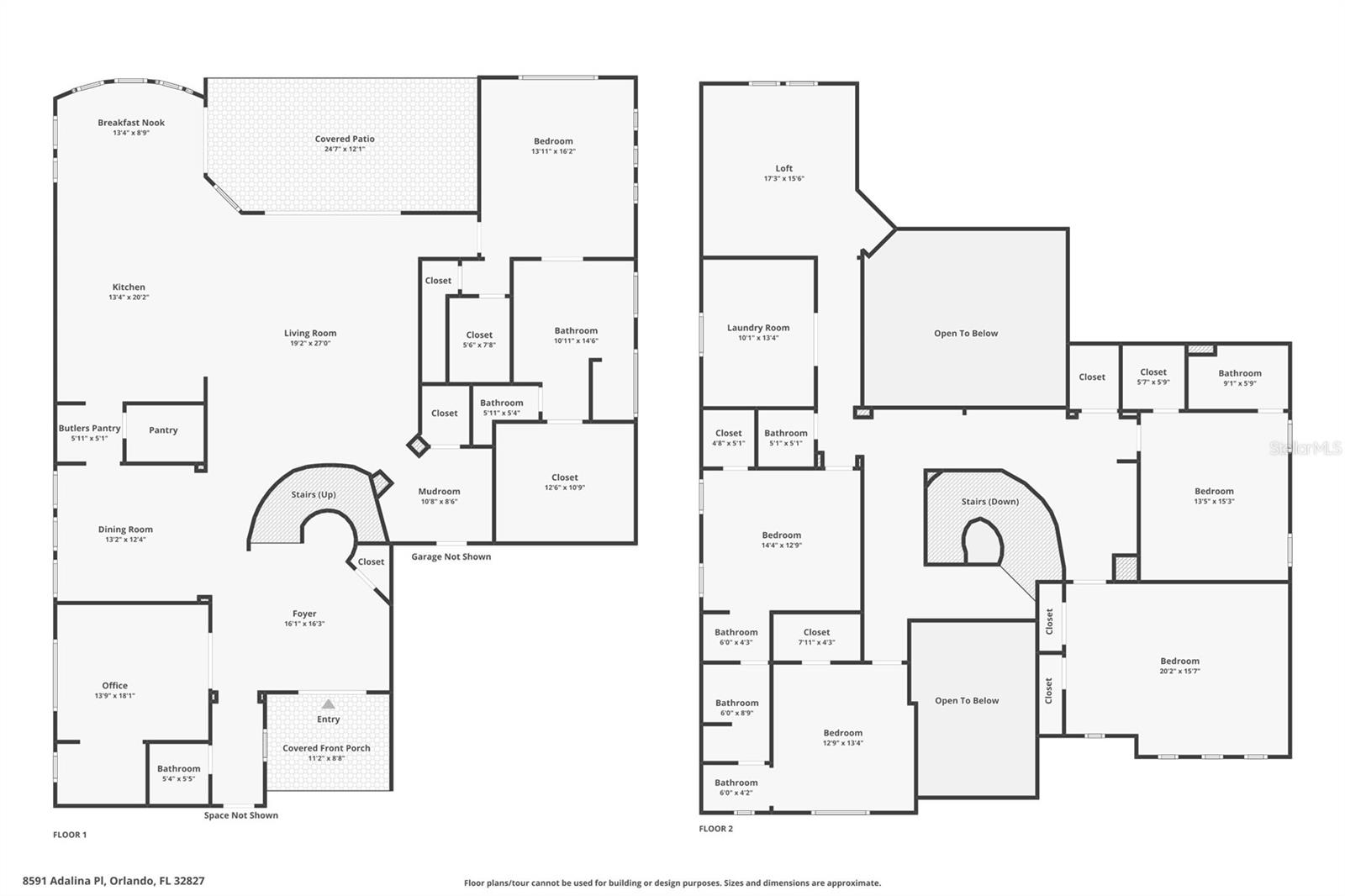 8591 ADALINA PL, ORLANDO, FL, 32827