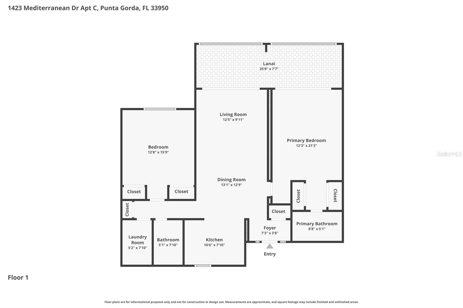 1423 MEDITERRANEAN DR #C, PUNTA GORDA, FL, 33950