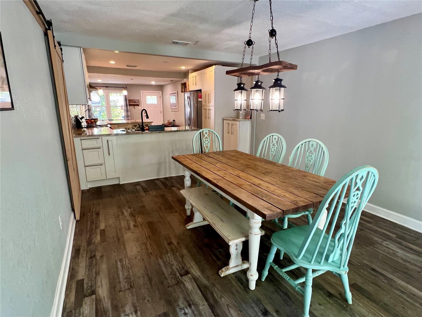 More storage hides behind the kitchen sink!