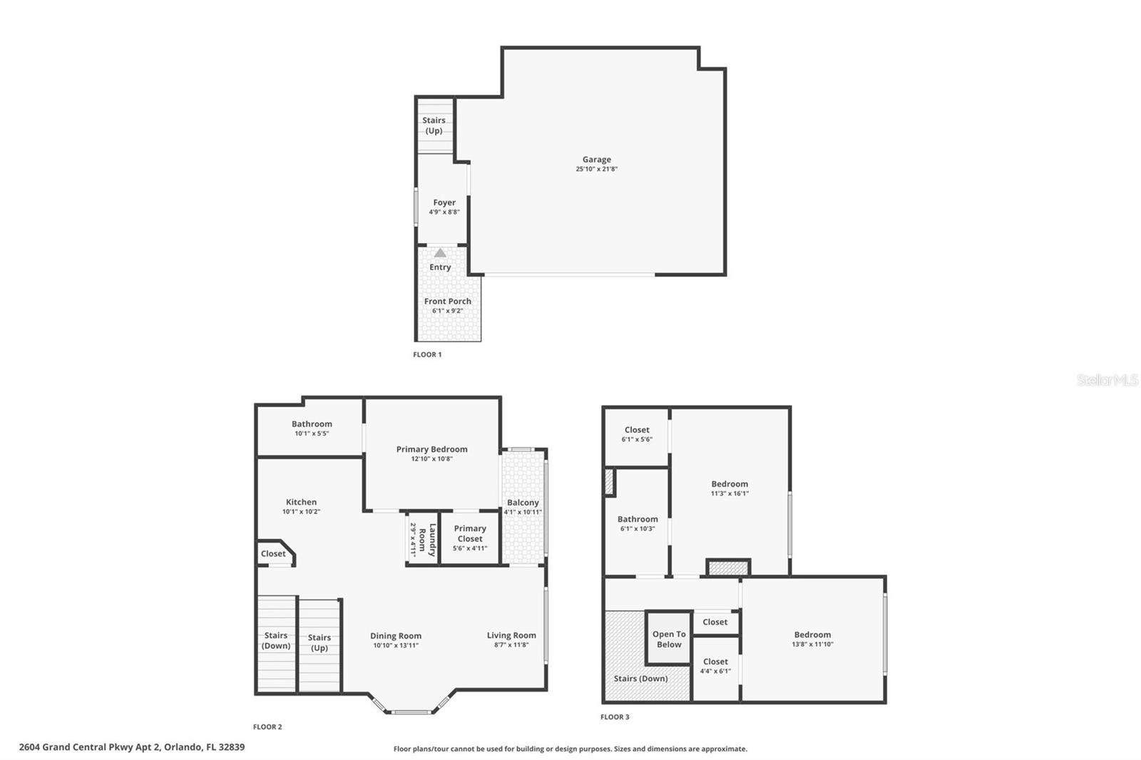 2604 GRAND CENTRAL PKWY #12, ORLANDO, FL, 32839