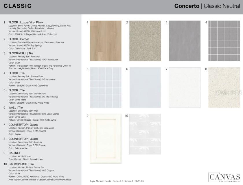3437 Lumber Falls Drive design selections! This home is currently under construction and selections are subject to change.