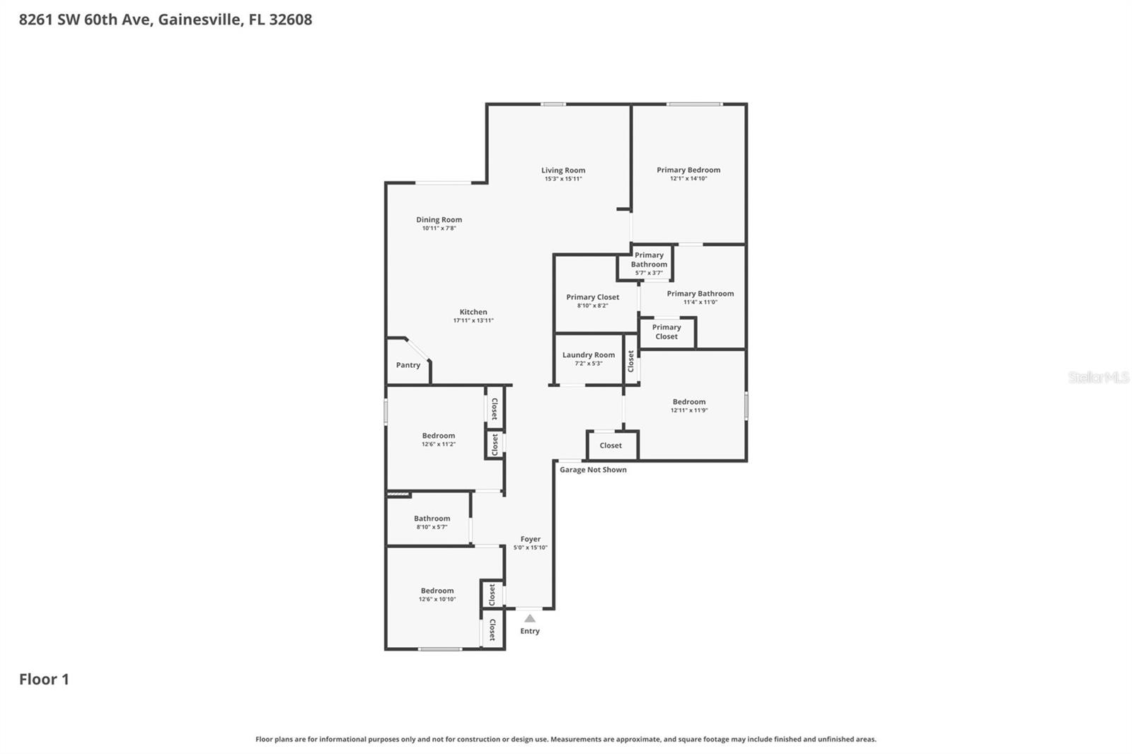 8261 SW 60TH AVE, GAINESVILLE, FL, 32608