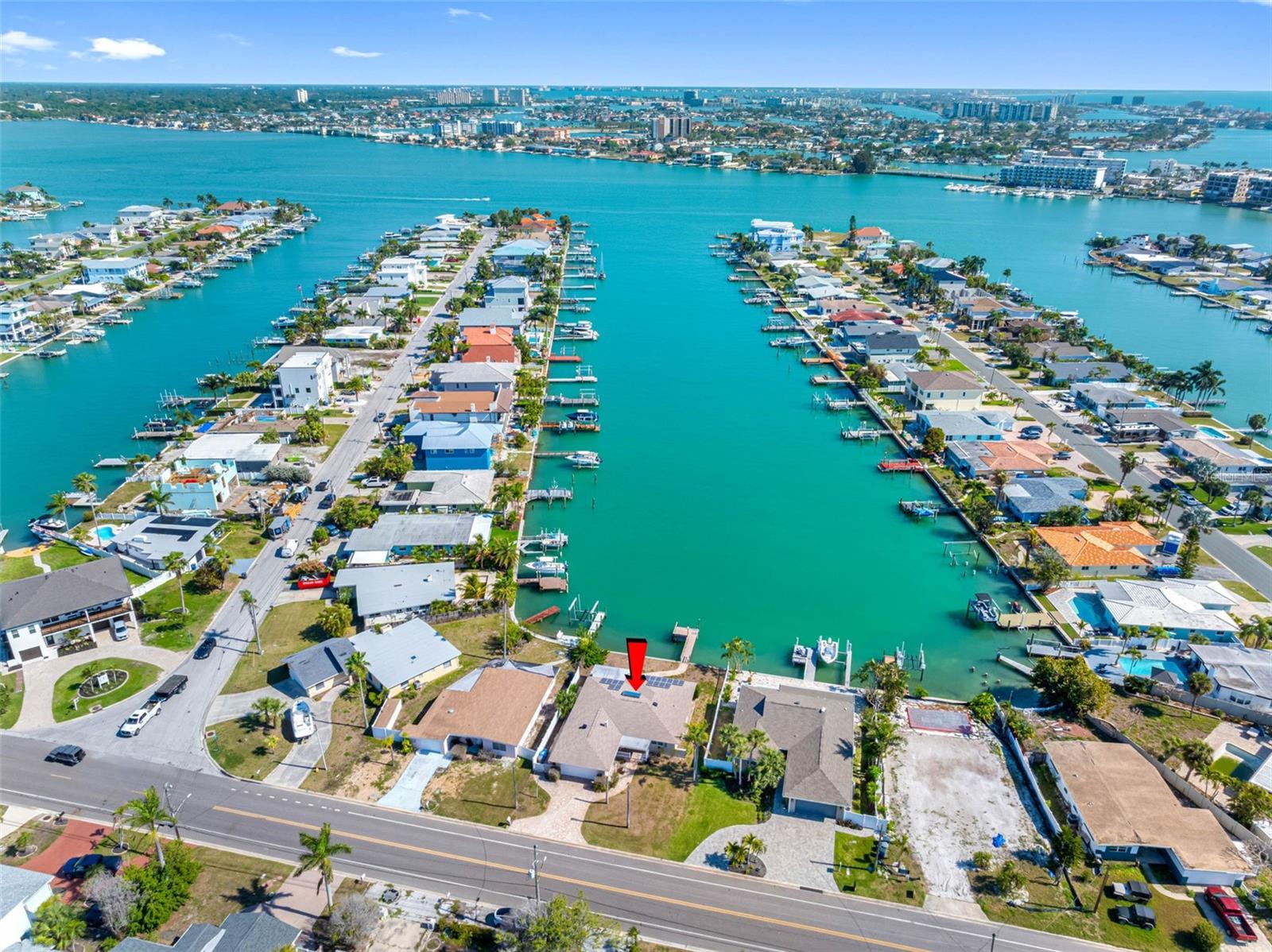 Prized location with big water view to the Intracoastal Waterway.