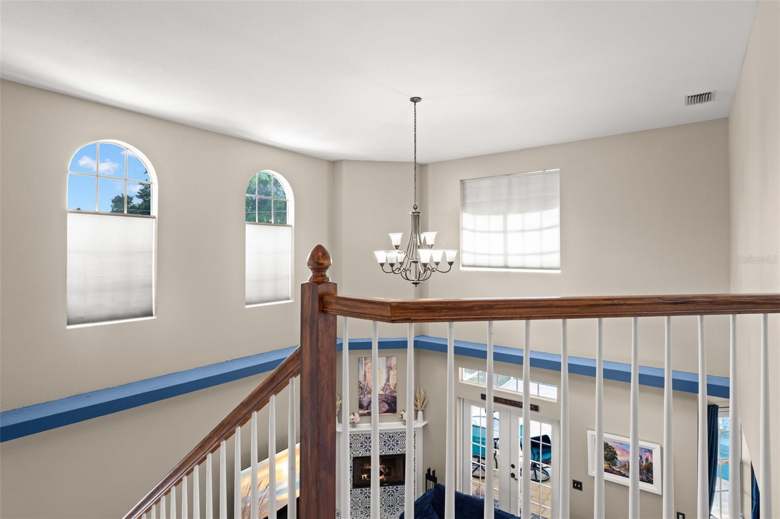 View from stair landing