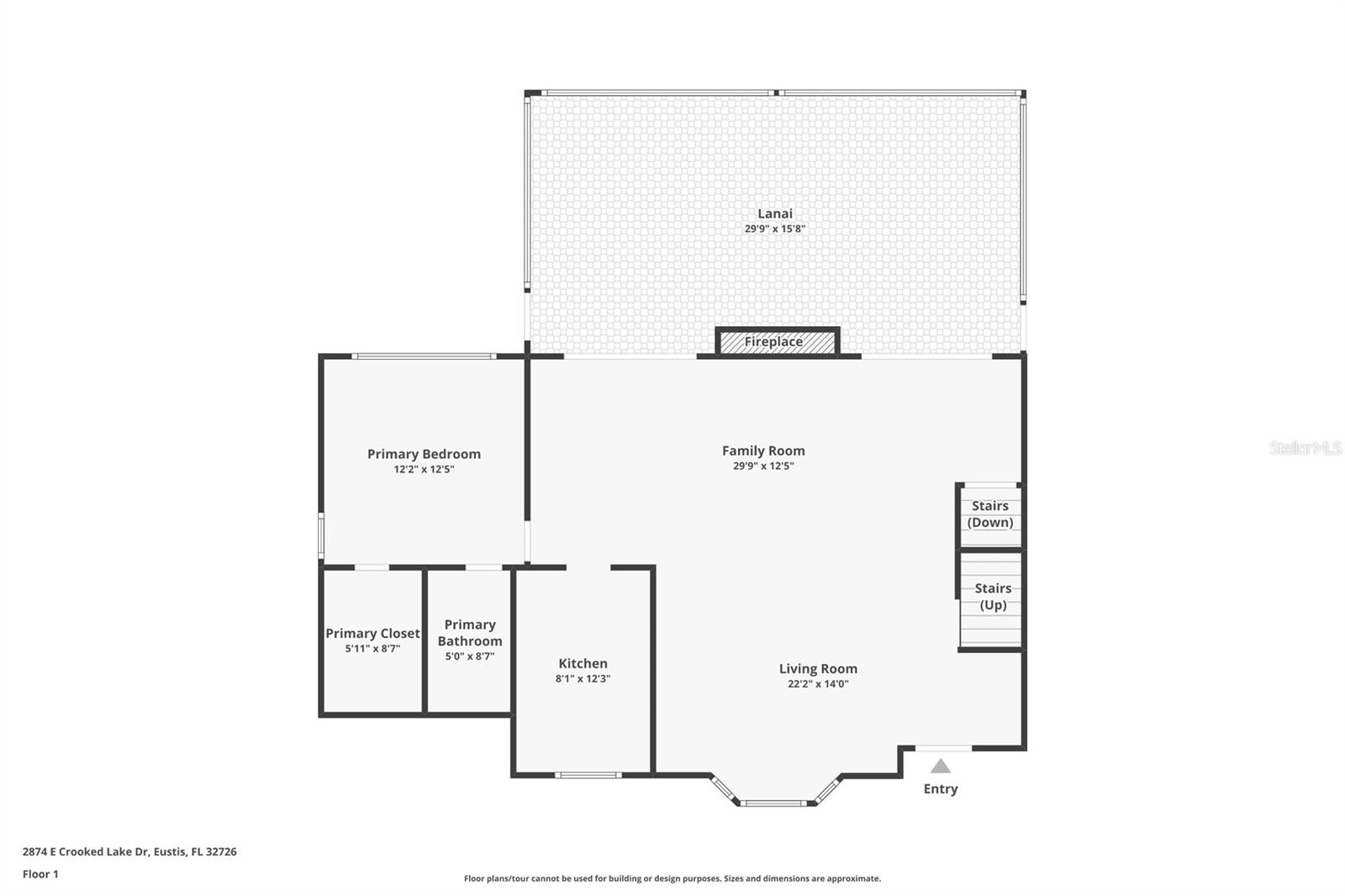 2874 E CROOKED LAKE DR, EUSTIS, FL, 32726