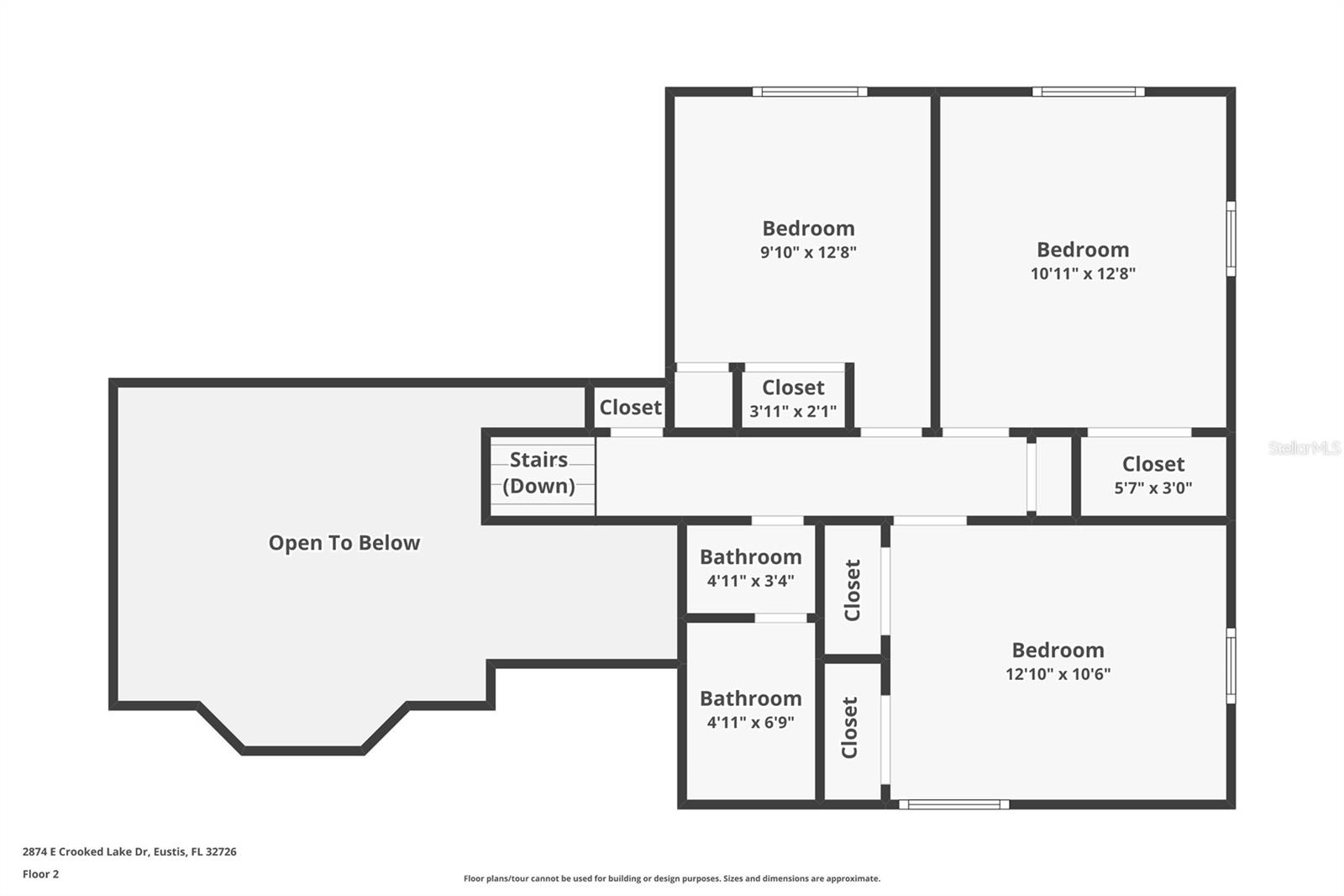2874 E CROOKED LAKE DR, EUSTIS, FL, 32726