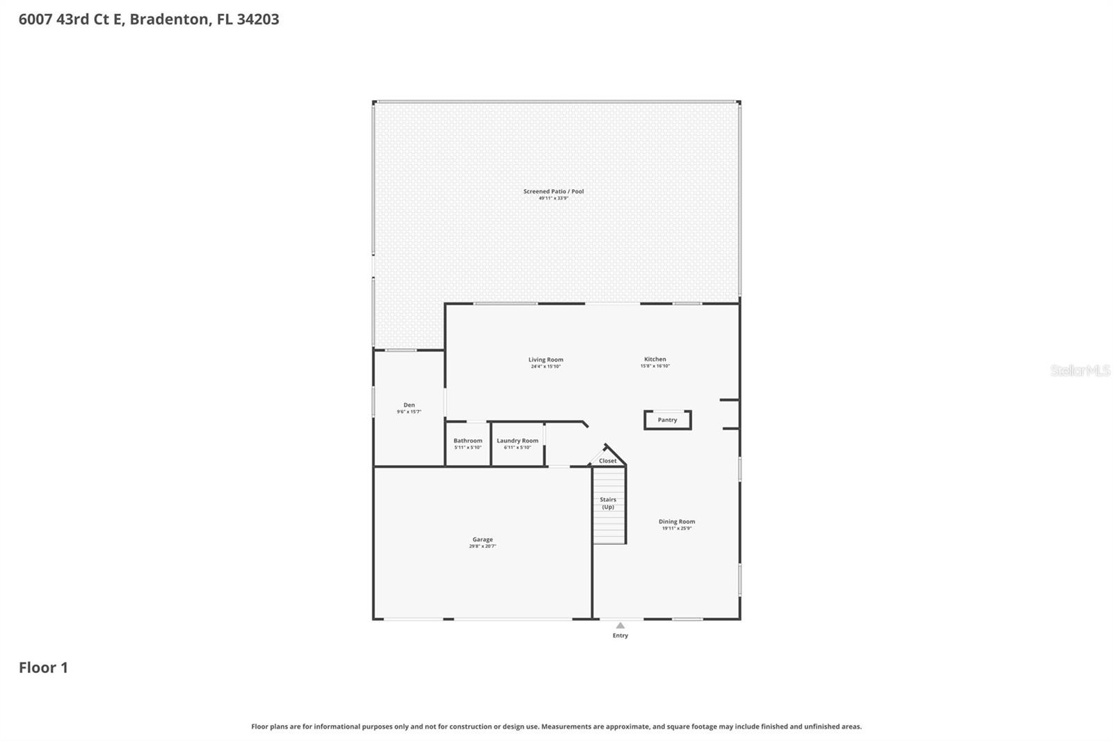 6007 43RD CT E, BRADENTON, FL, 34203