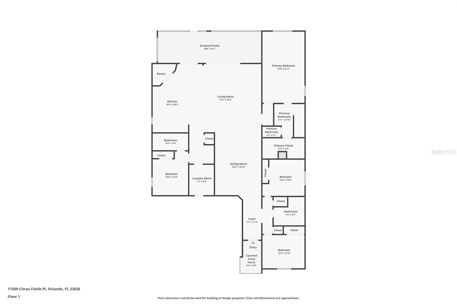 11509 CITRUS FIELDS PL, ORLANDO, FL, 32836