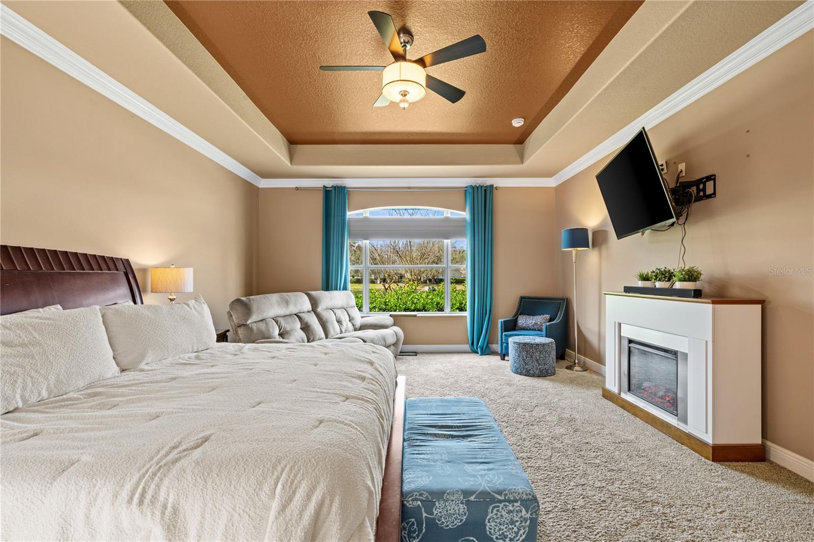 Primary Bedroom with upgraded bump-out for added space