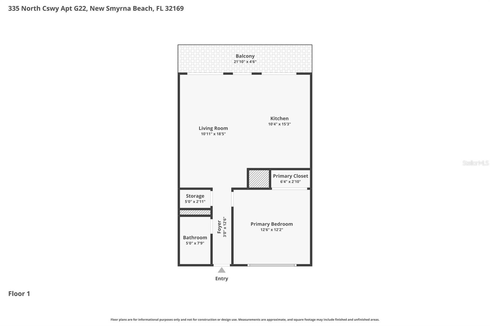 335 N CAUSEWAY #G22, NEW SMYRNA BEACH, FL, 32169