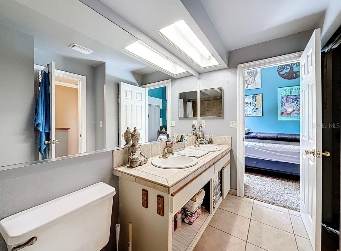 bathroom with main room access