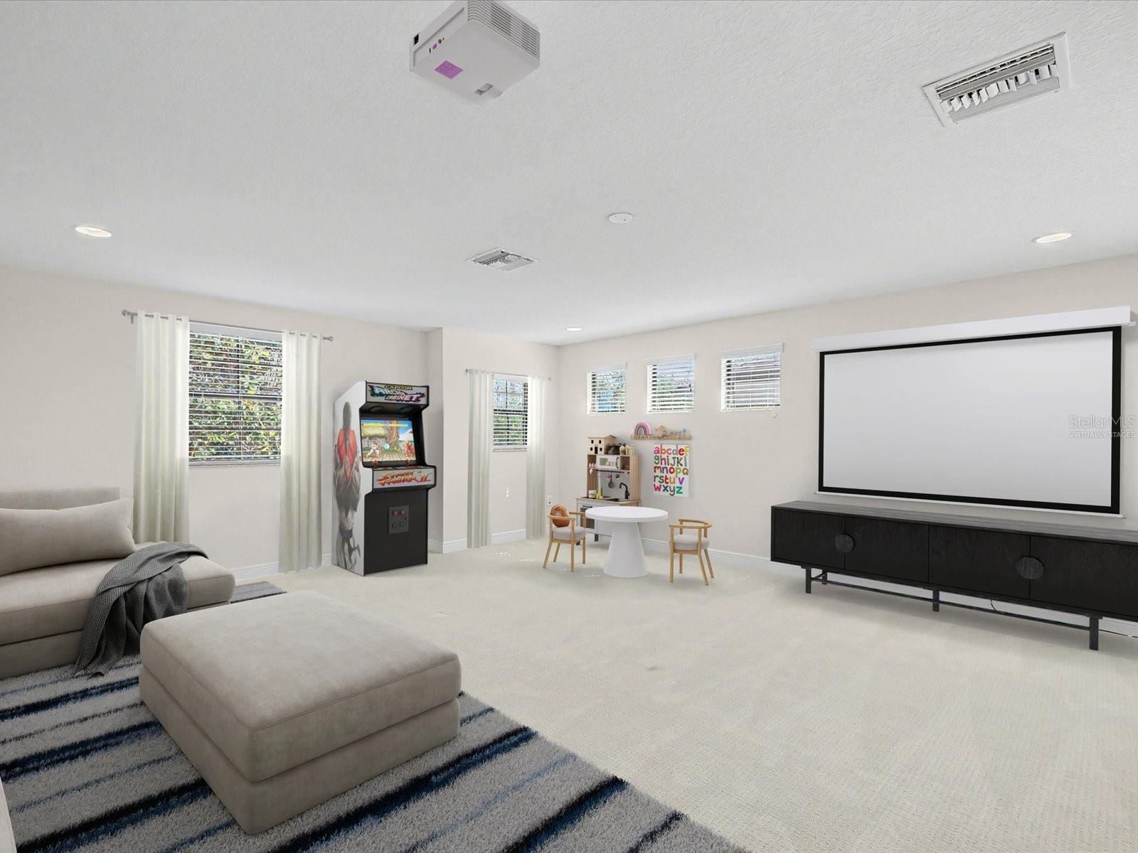 Bonus Room Virtually Staged