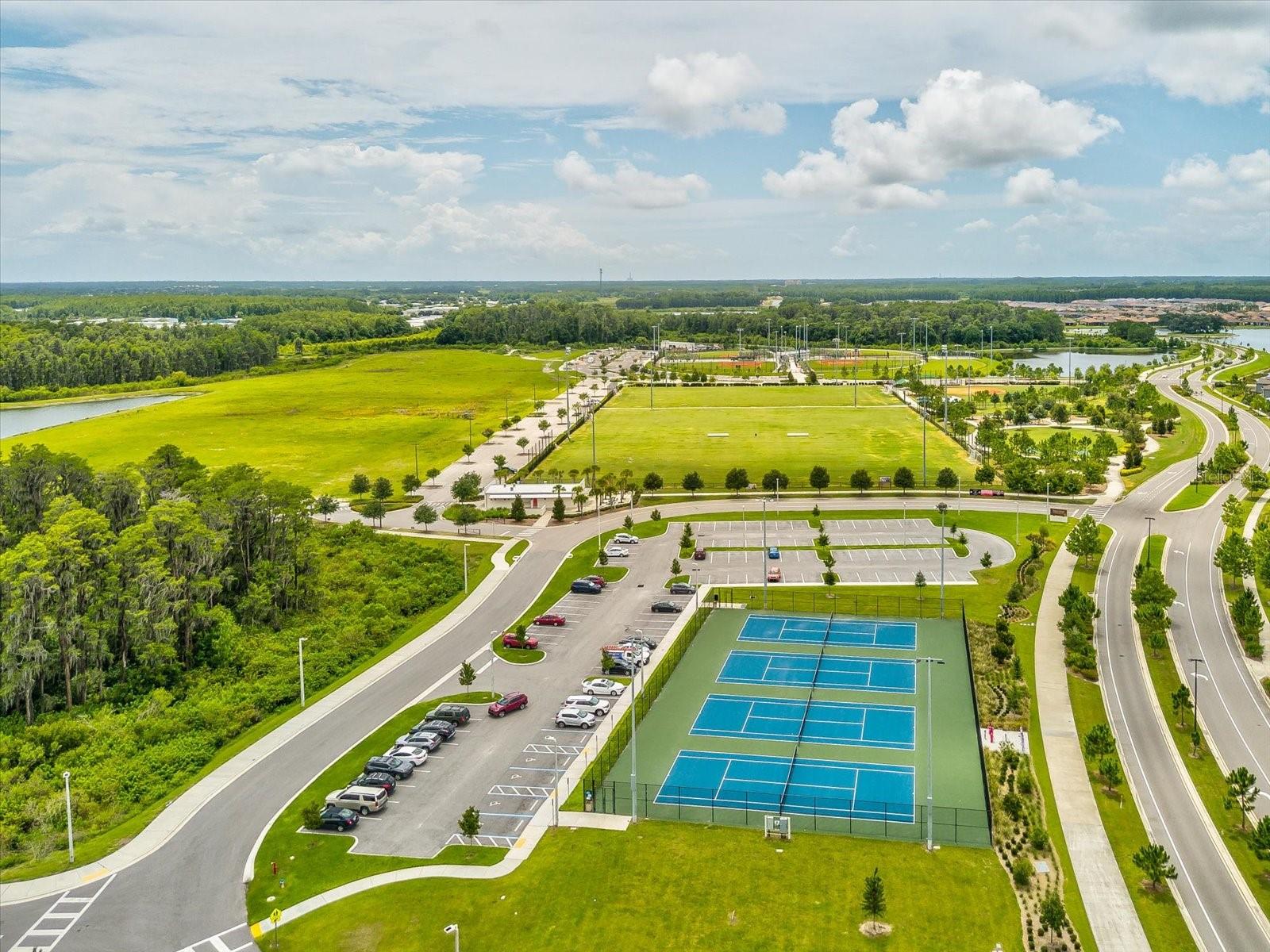 Tennis Courts at District Park