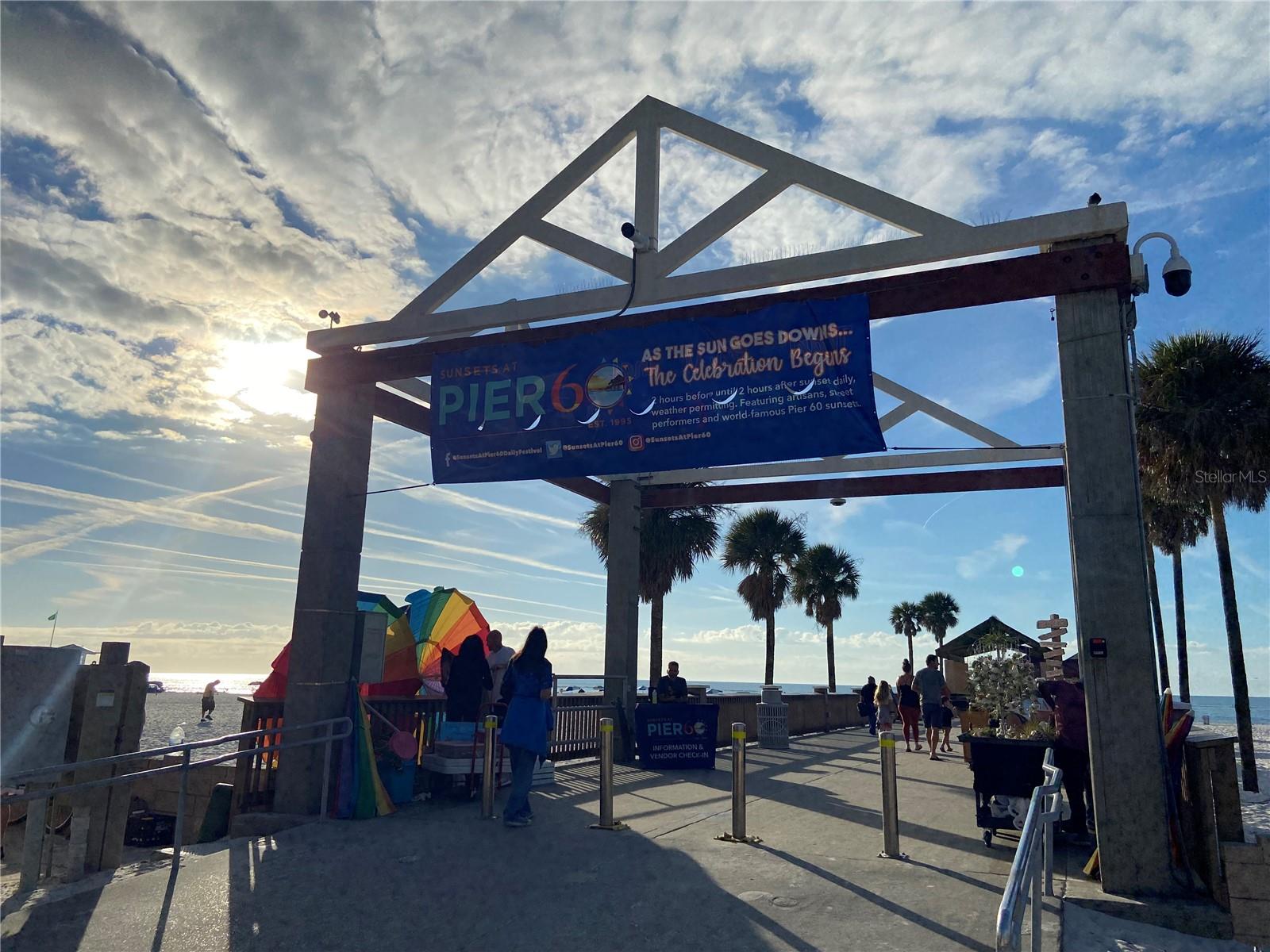 Short drive to Clearwater beach and Pier 60