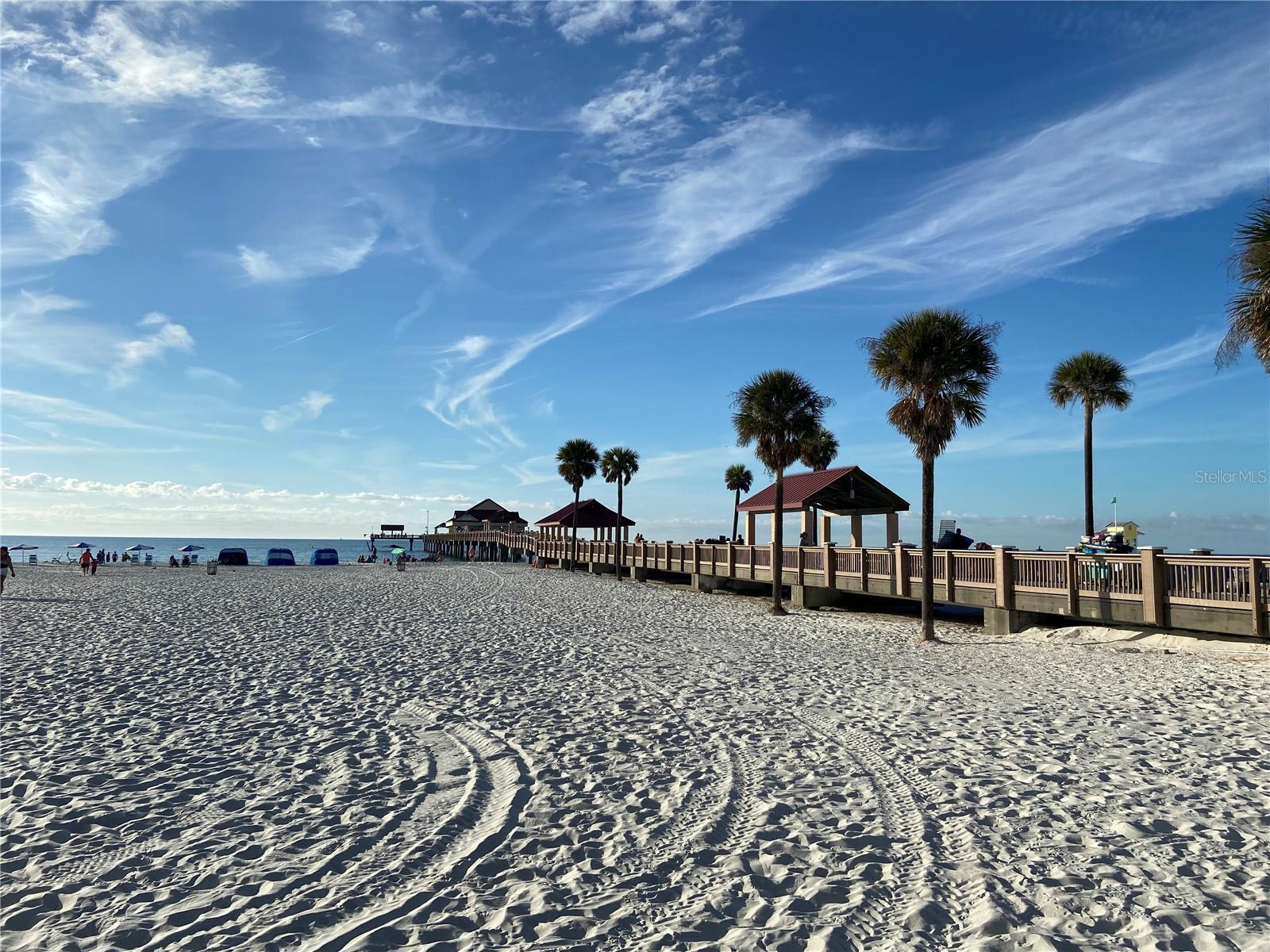 Stroll barefoot on the pristine sands of Clearwater