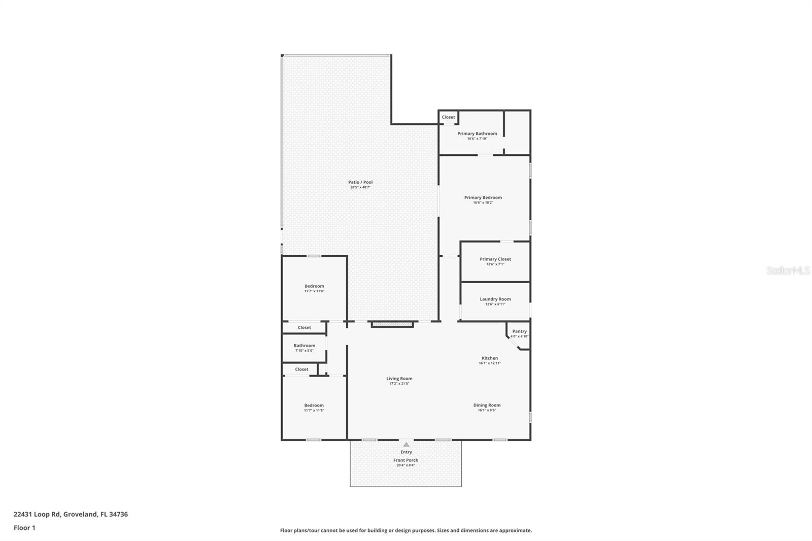 22431 LOOP RD, GROVELAND, FL, 34736