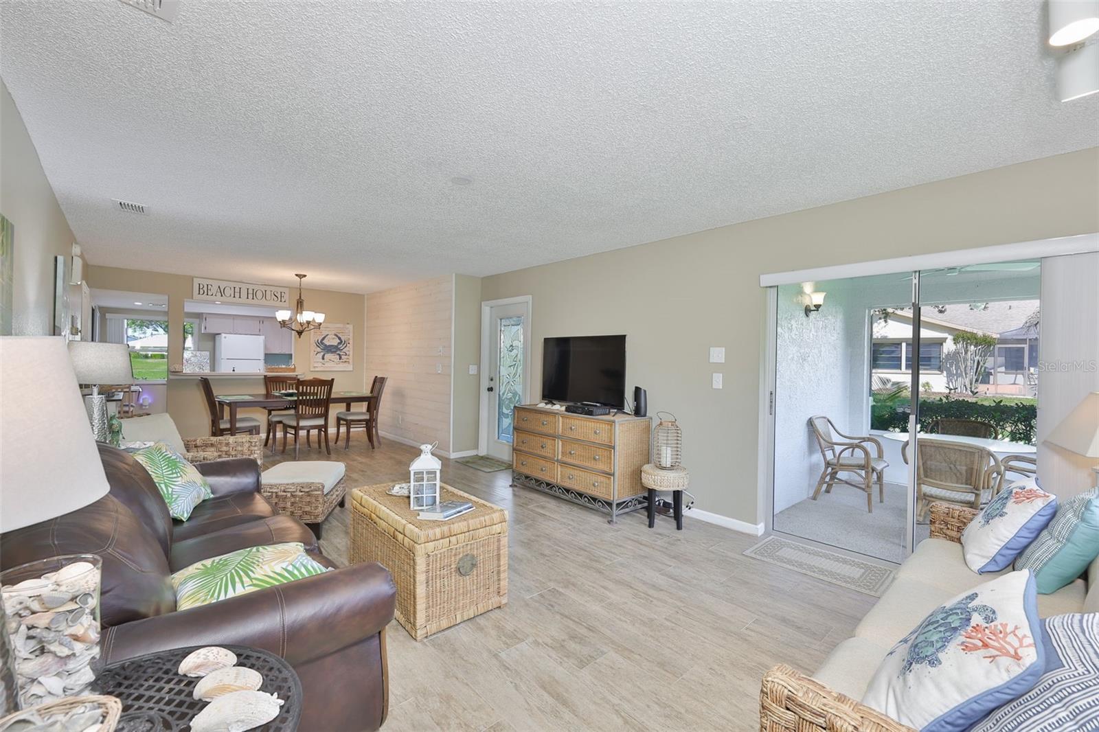 Looking from the Primary Bedroom into the Living area