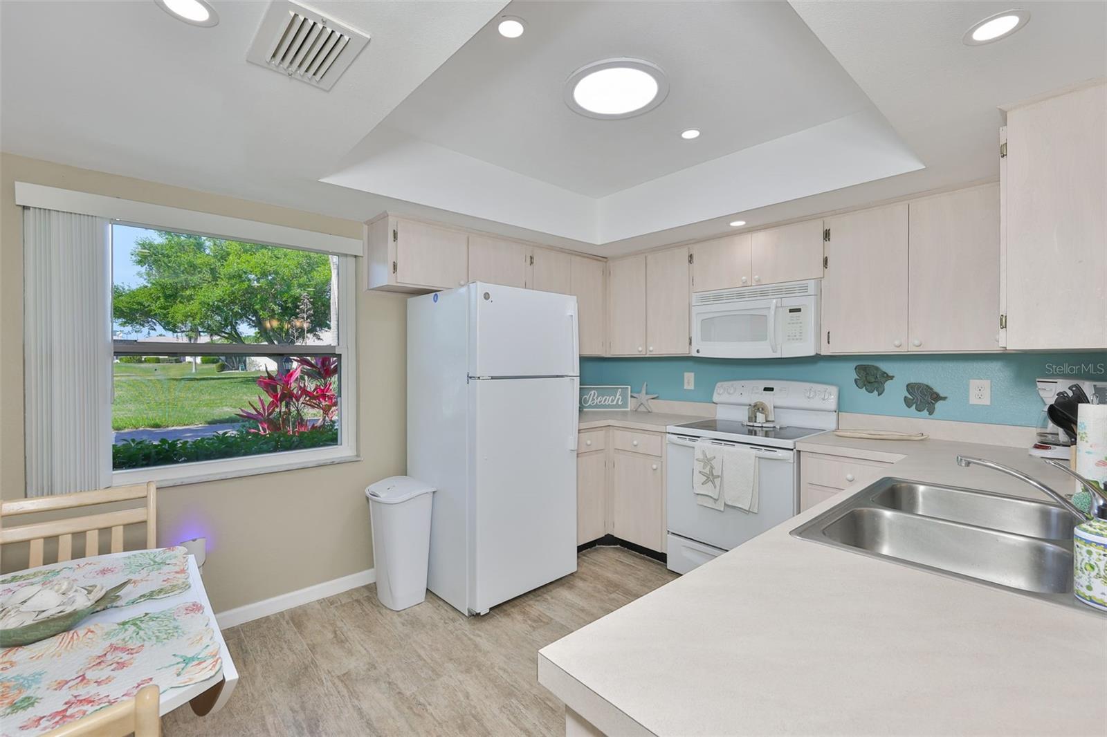 Kitchen with new Solar Tube