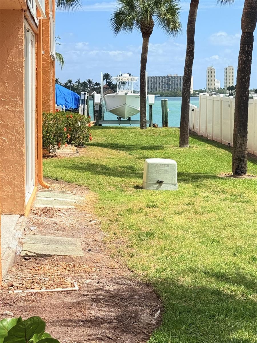 Take a short walk from the lanai down to the water