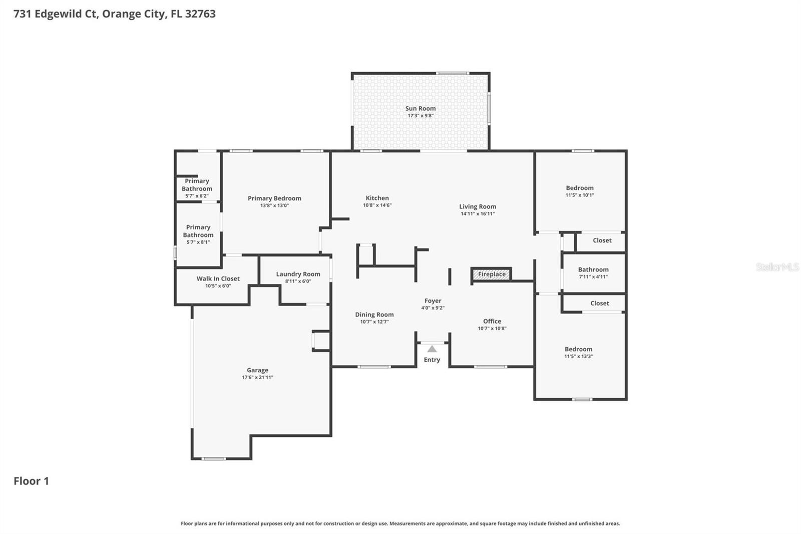 731 EDGEWILD CT, ORANGE CITY, FL, 32763