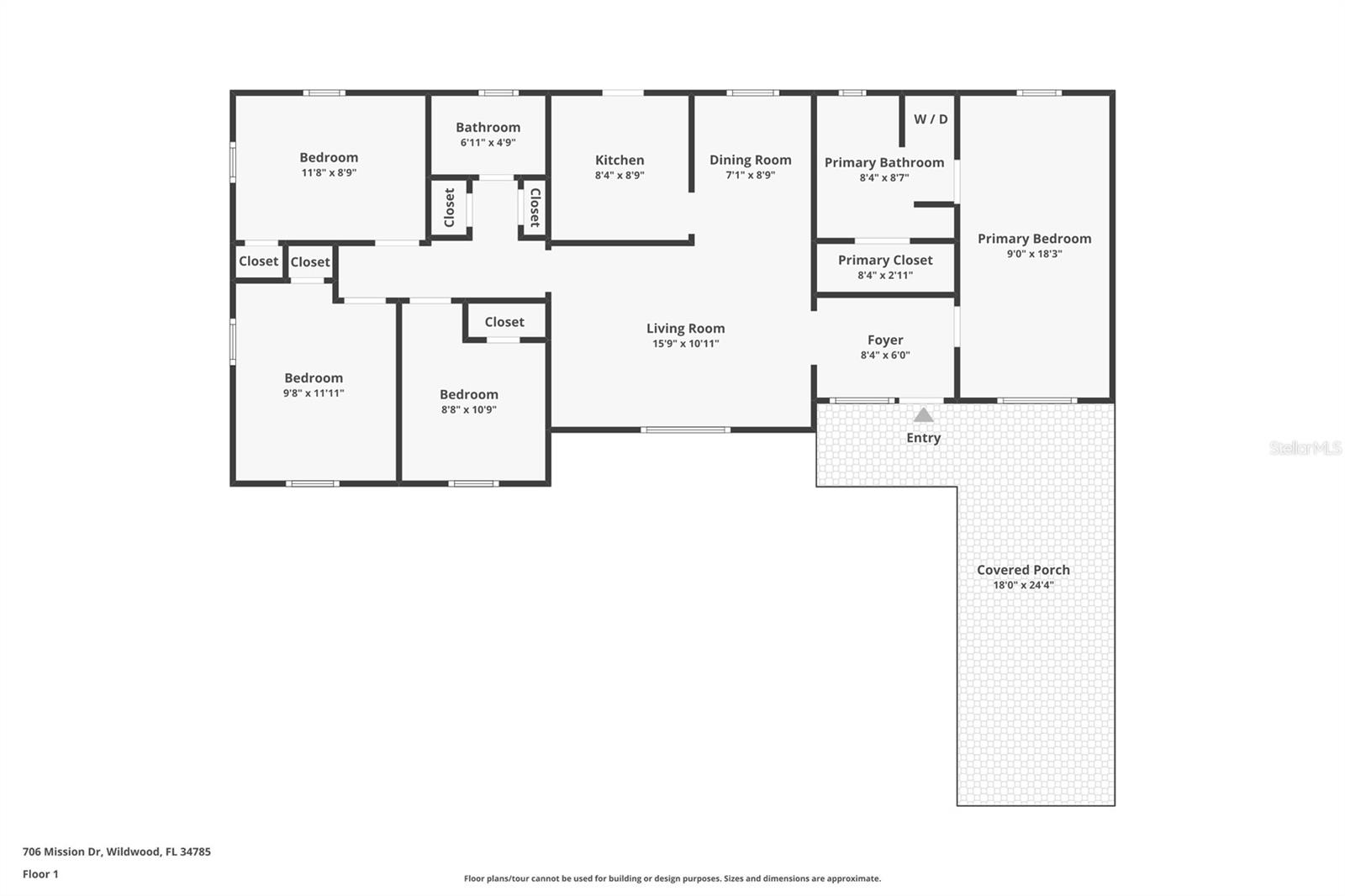 706 MISSION DR, WILDWOOD, FL, 34785
