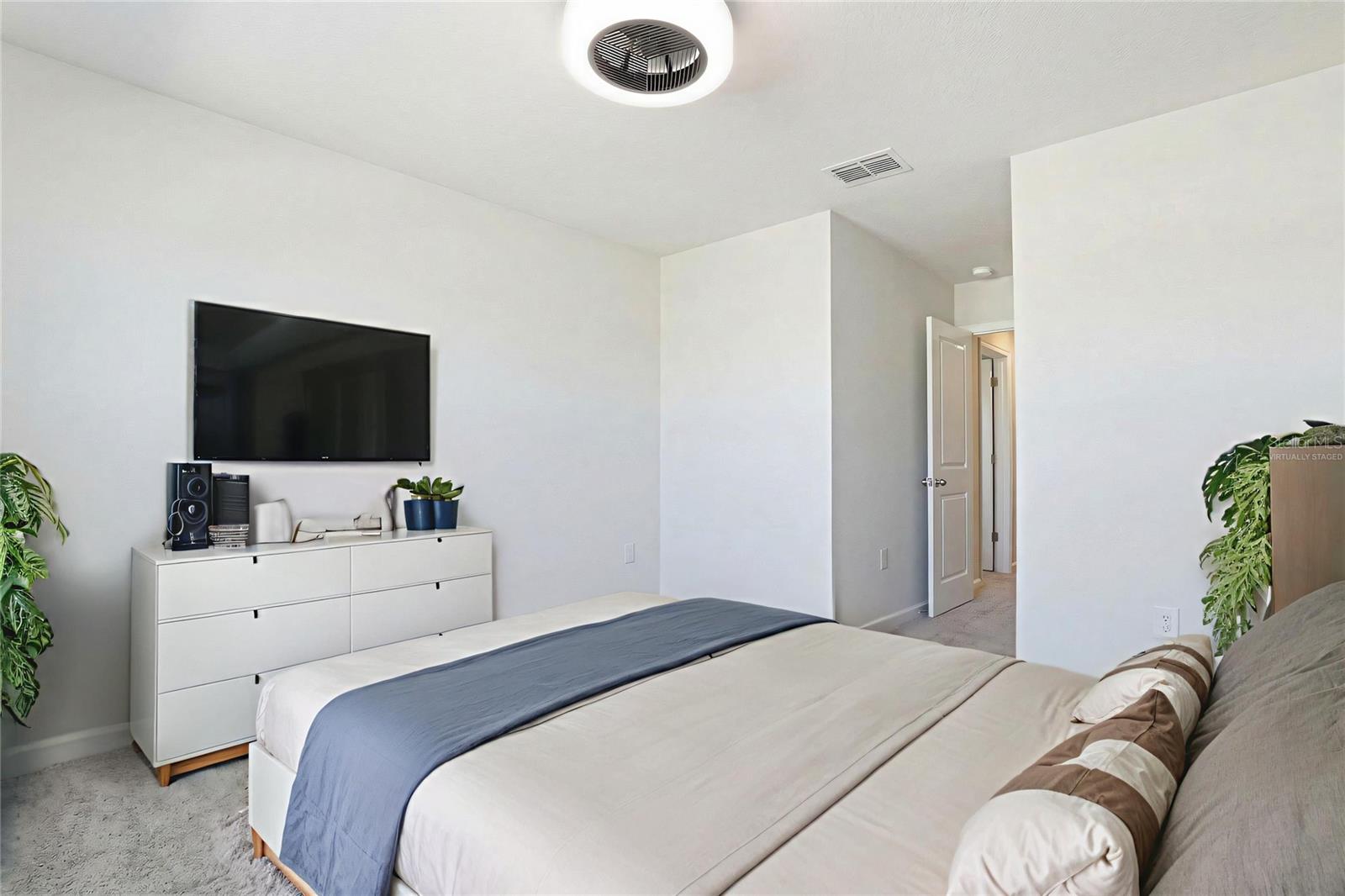 Virtually Staged-Bedroom Three