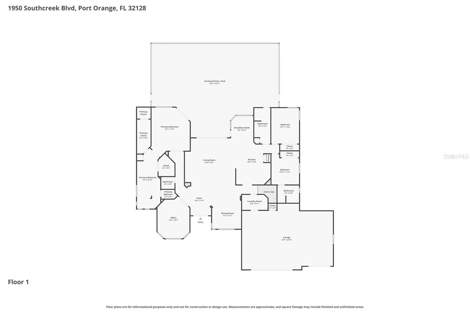 1950 SOUTHCREEK BLVD, PORT ORANGE, FL, 32128