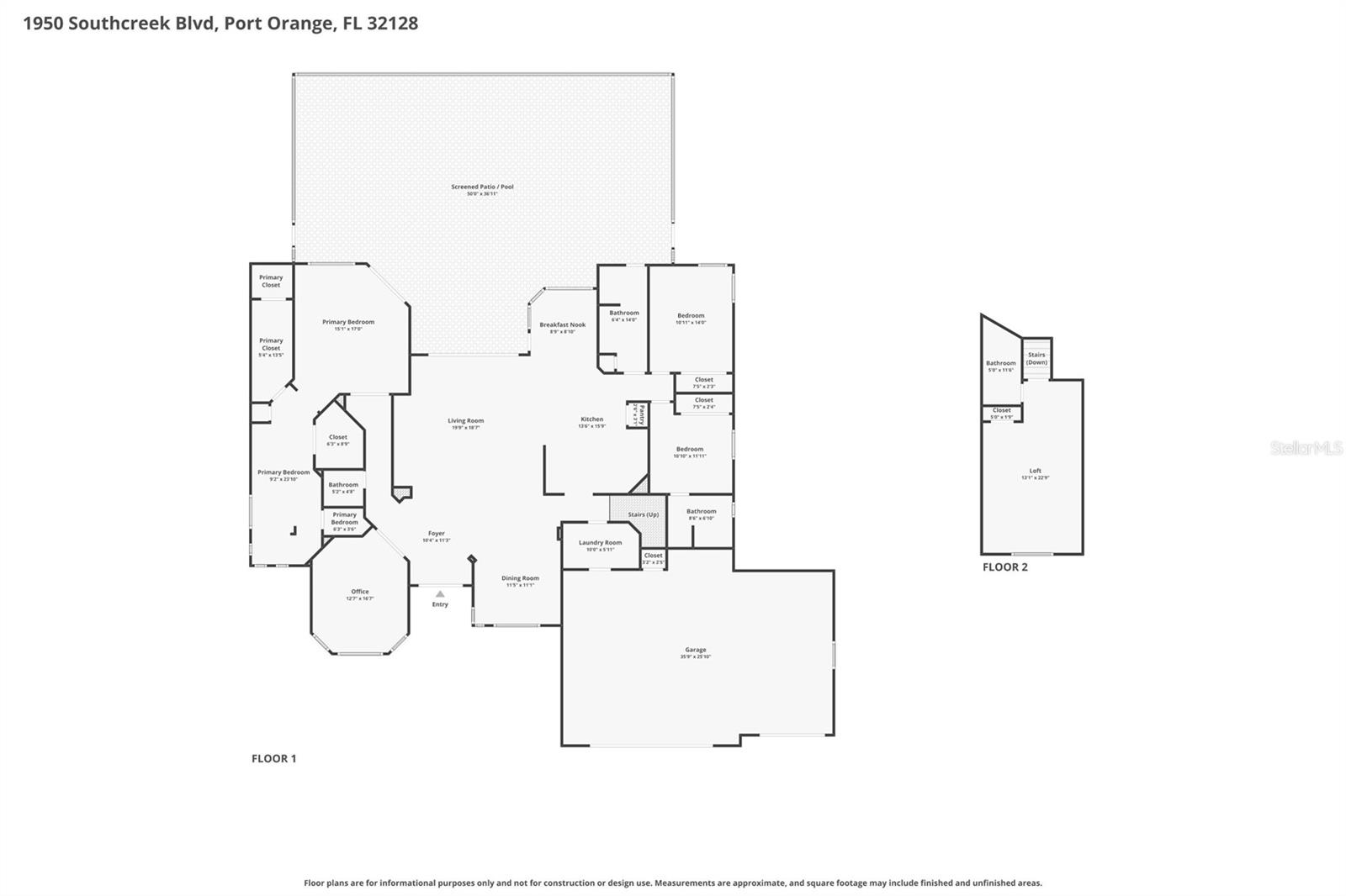 1950 SOUTHCREEK BLVD, PORT ORANGE, FL, 32128