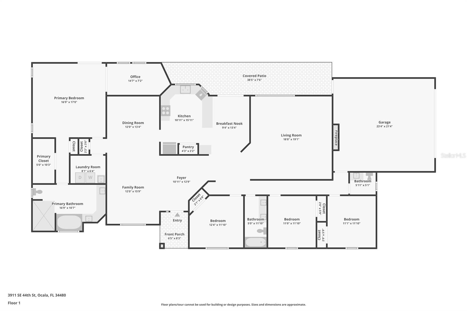 3911 SE 44TH ST, OCALA, FL, 34480