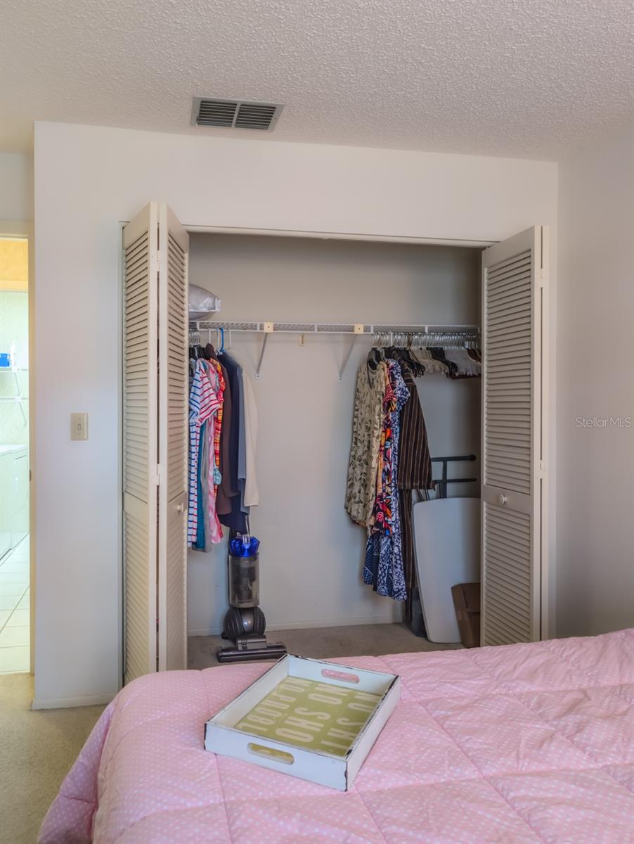 large closet in front bedroom