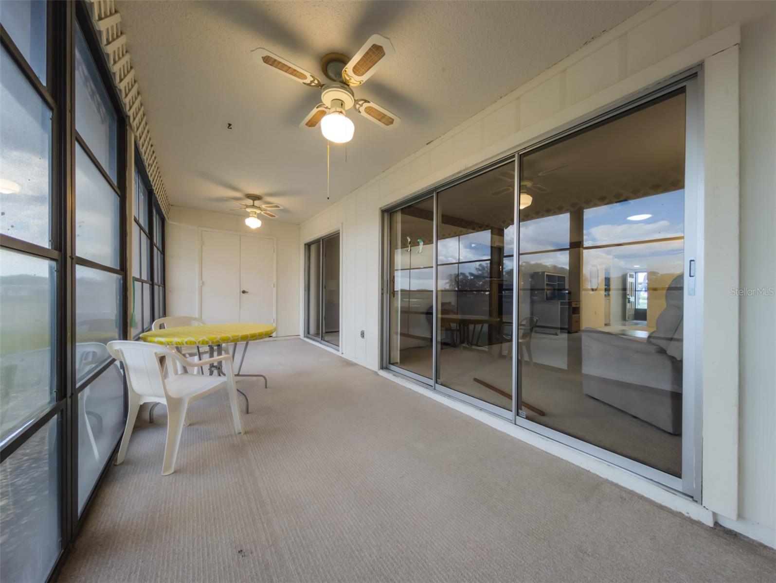 SPACIOUS enclosed porch