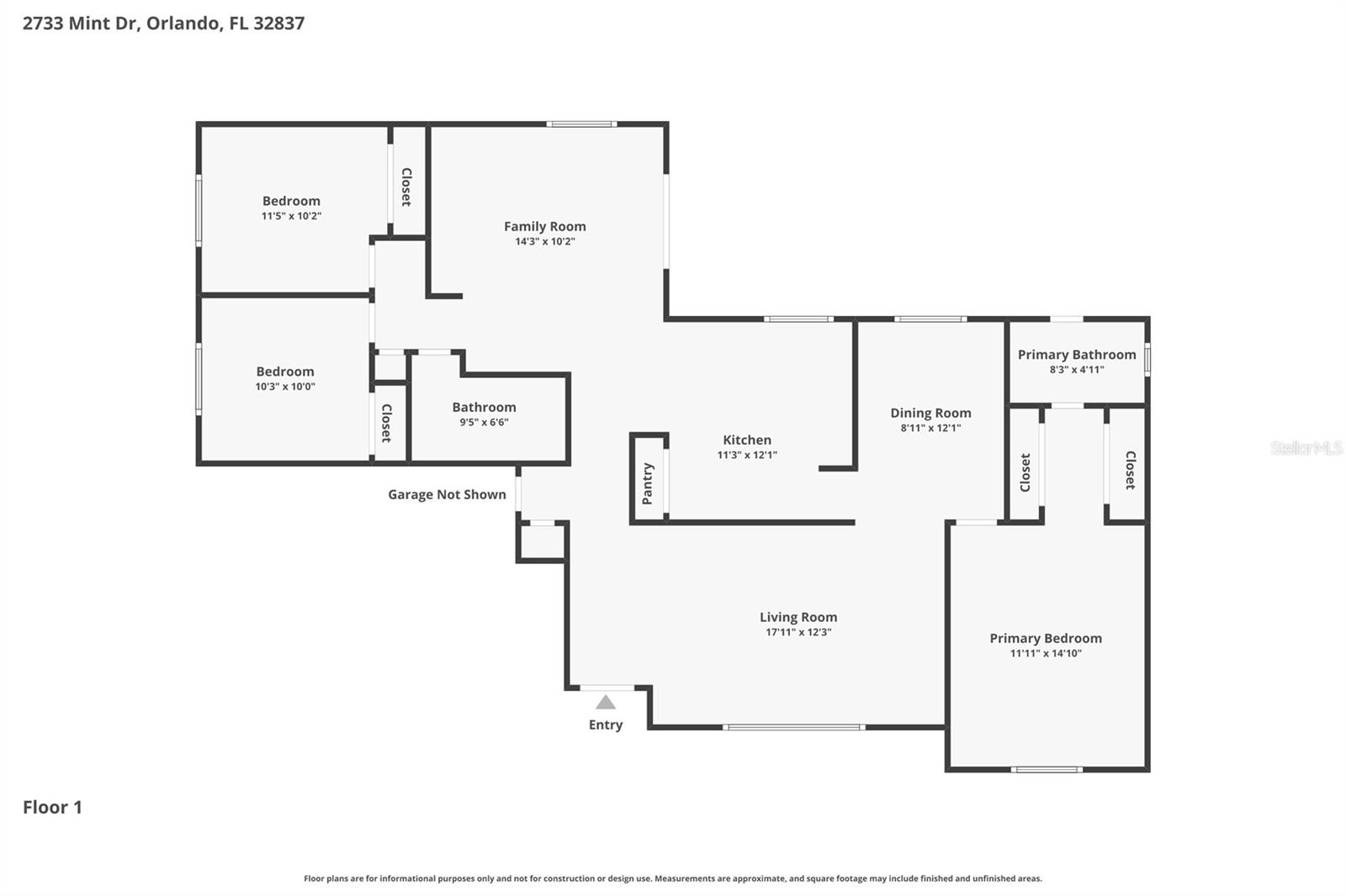 2733 MINT DR, ORLANDO, FL, 32837
