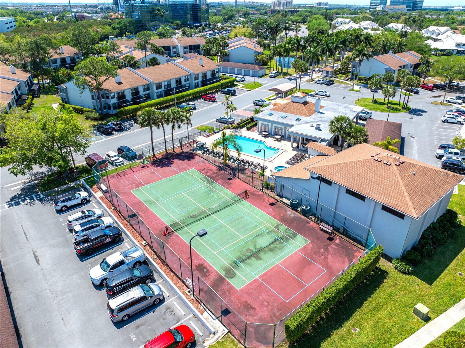 Amenities include Pool, Spa, Clubhouse, Fitness Center, Basket Ball Court, Tennis/Pickleball Courts