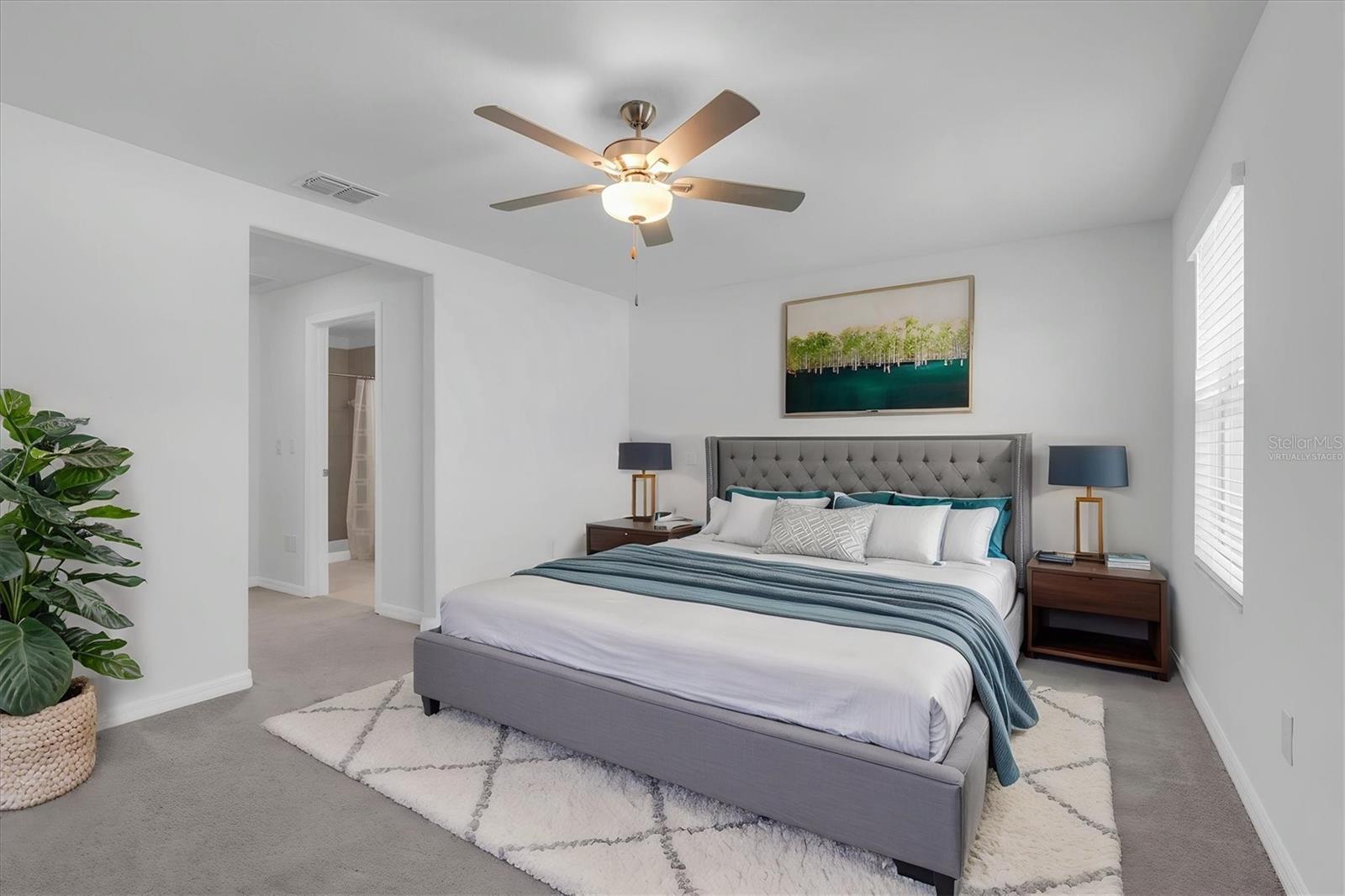 Primary Bedroom, Virtually Staged