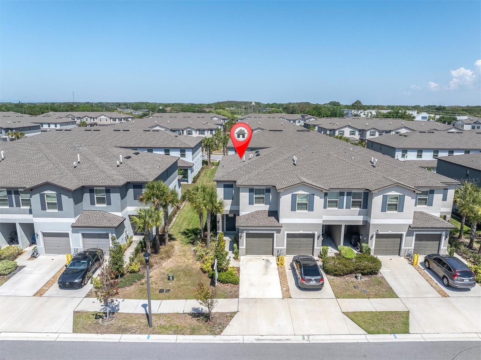 Welcome home with a one car garage