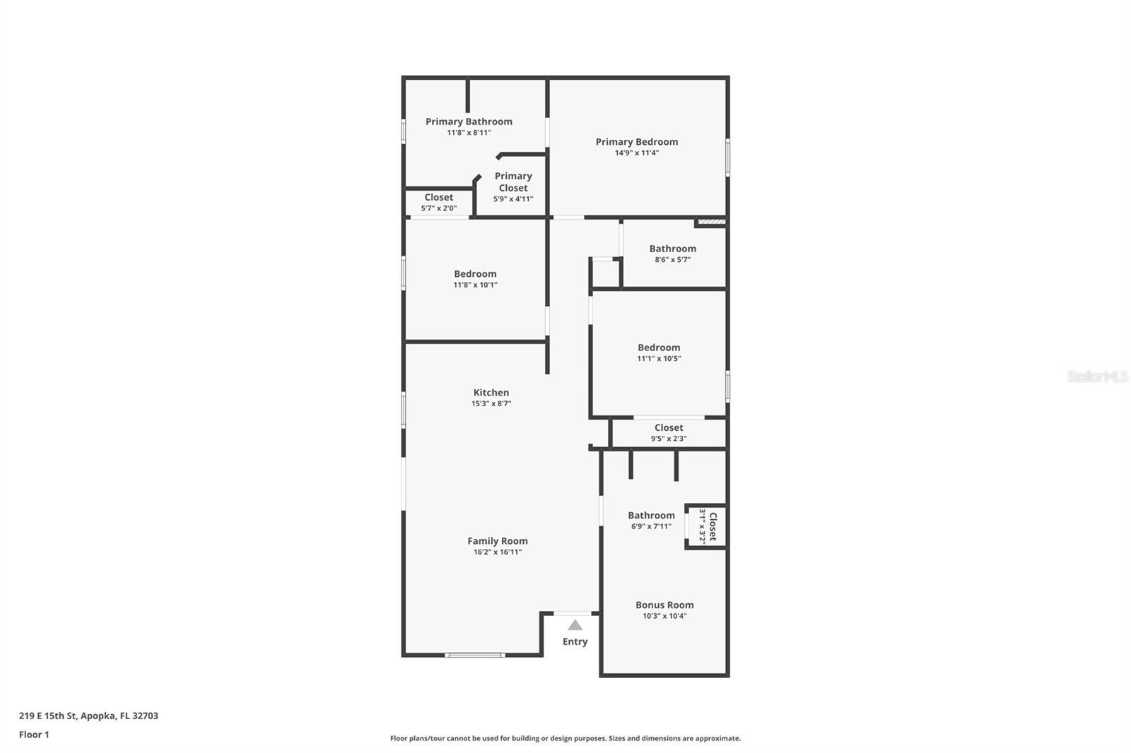 219 E 15TH ST, APOPKA, FL, 32703