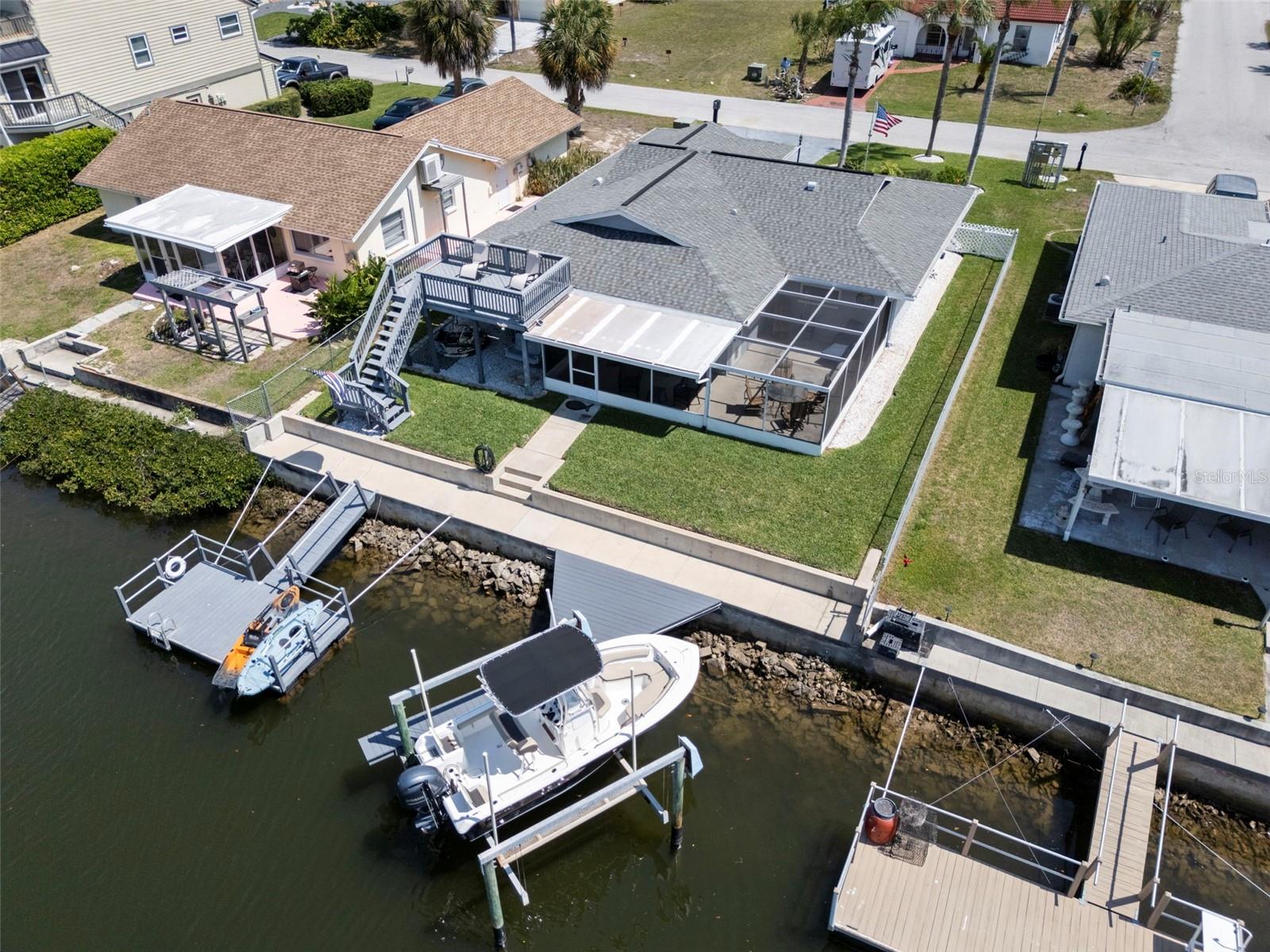 Rear of Home with Fenced Yard