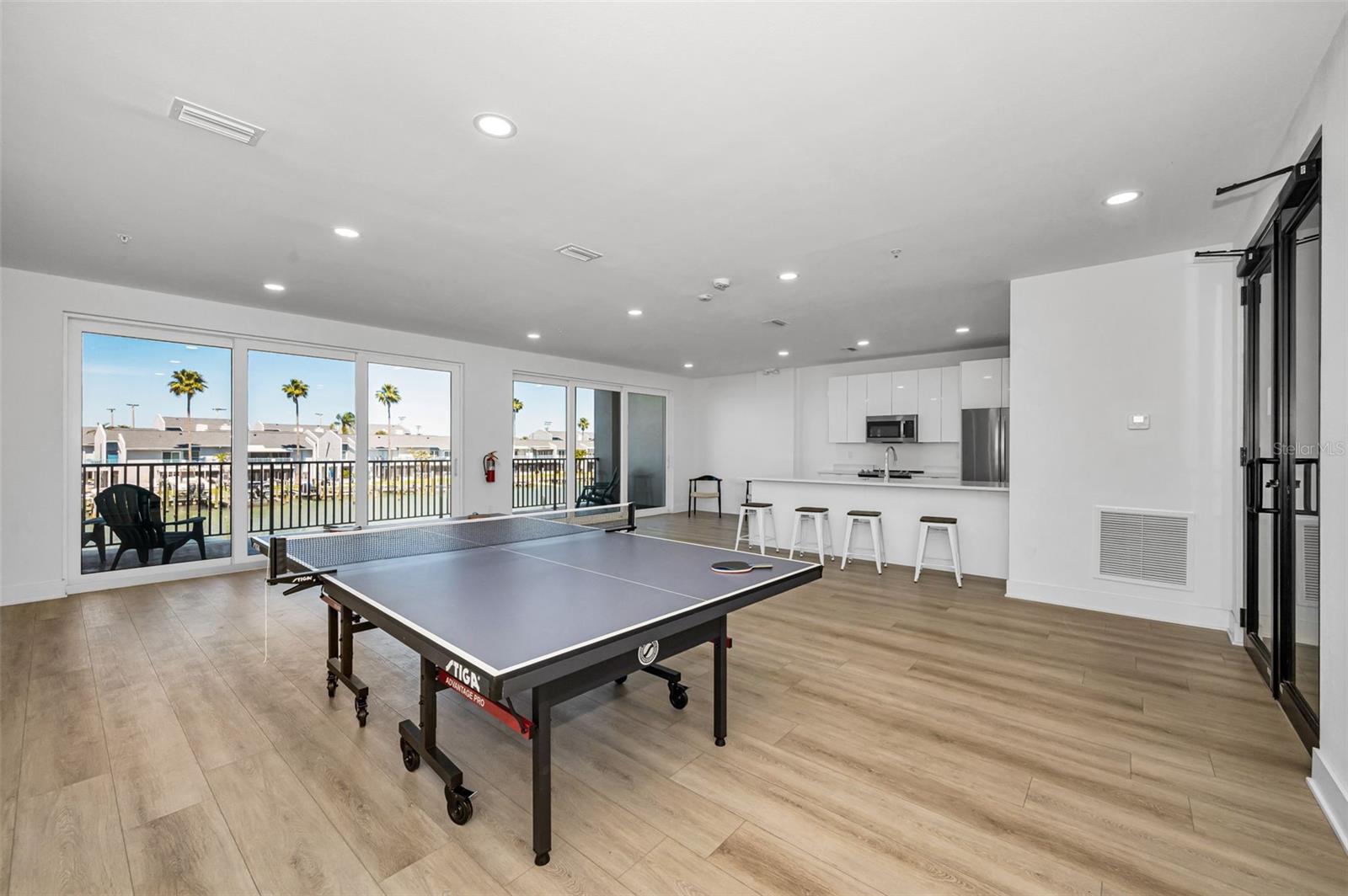 Sophisticated waterfront social clubhouse with full Kitchen