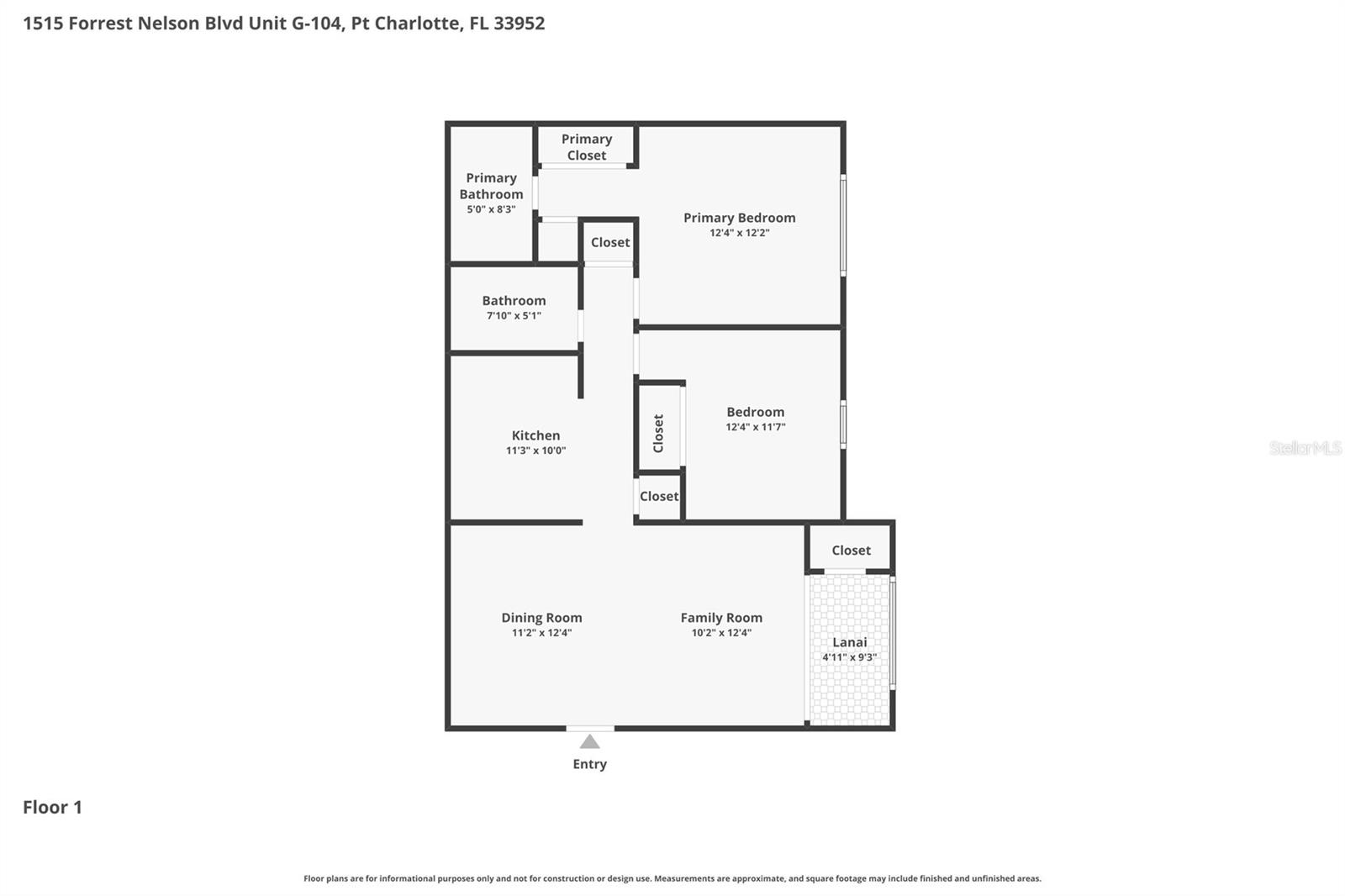 1515 FORREST NELSON BLVD #G104, PORT CHARLOTTE, FL, 33952