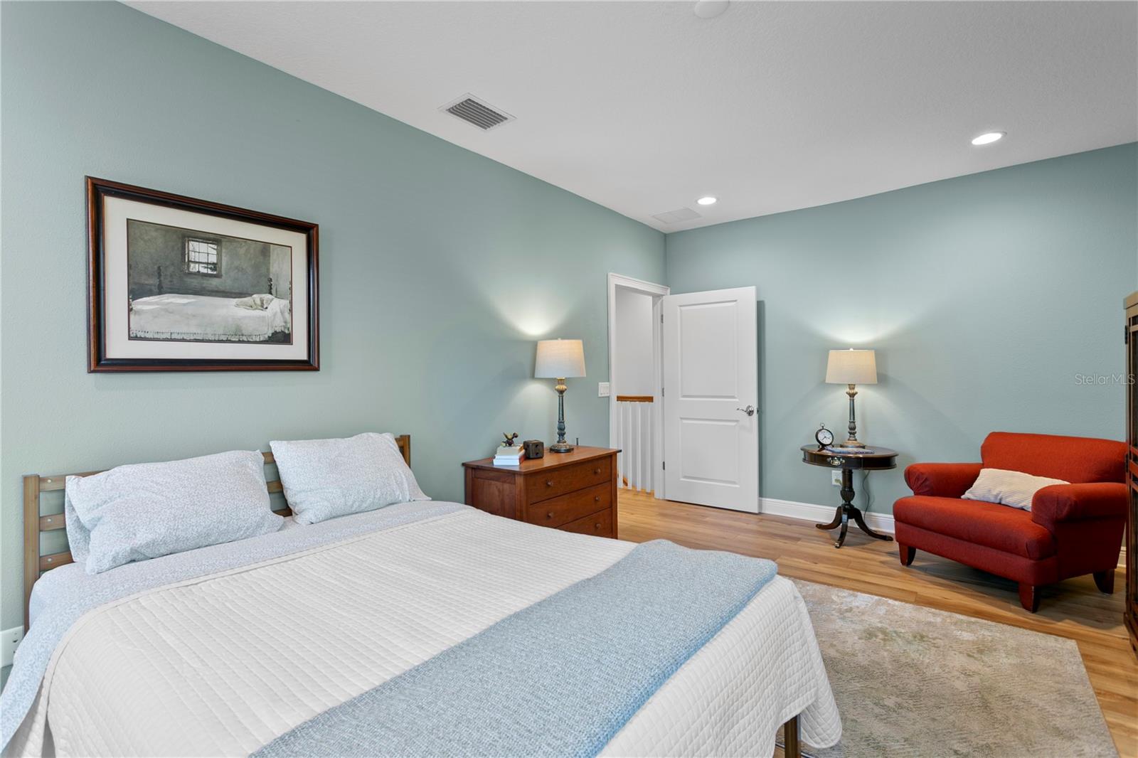 Opposite view of oversized bedroom that can also serve as a bonus room or a 2nd office