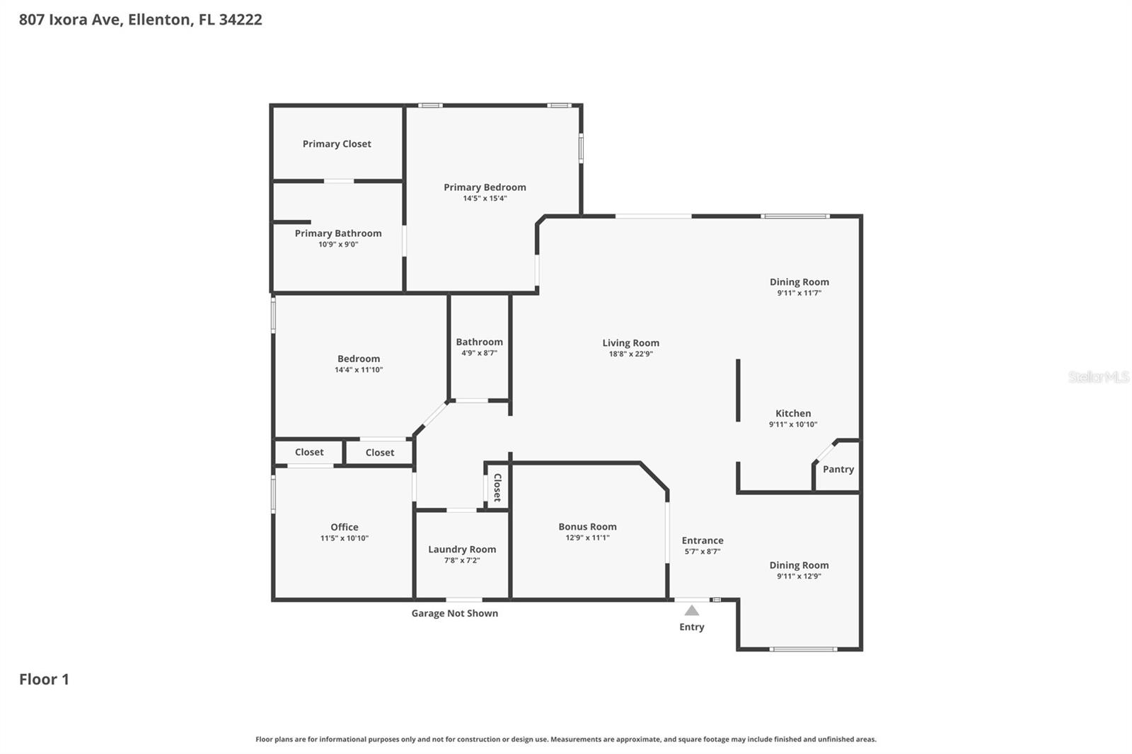 807 IXORA AVE, ELLENTON, FL, 34222