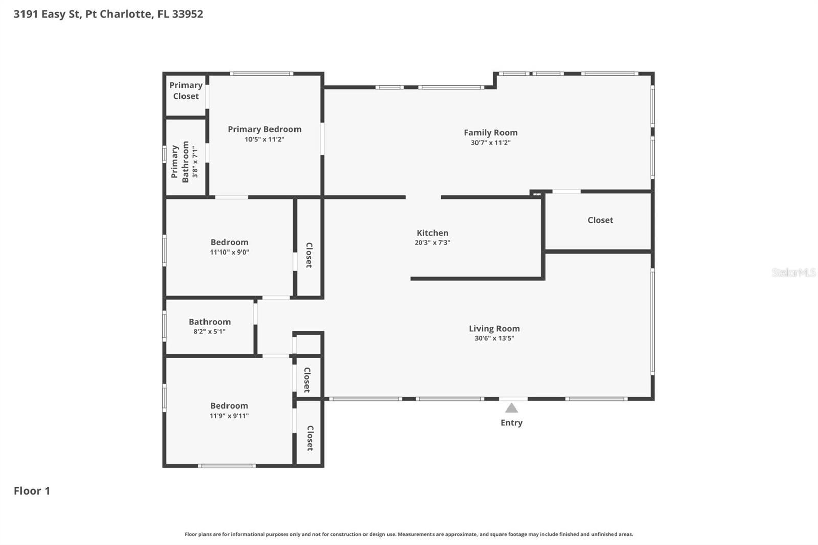 3191 EASY ST, PORT CHARLOTTE, FL, 33952