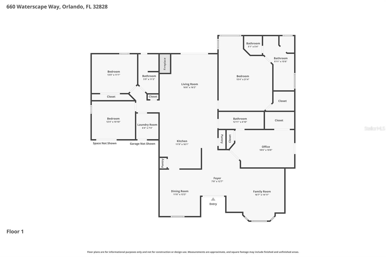 660 WATERSCAPE WAY, ORLANDO, FL, 32828