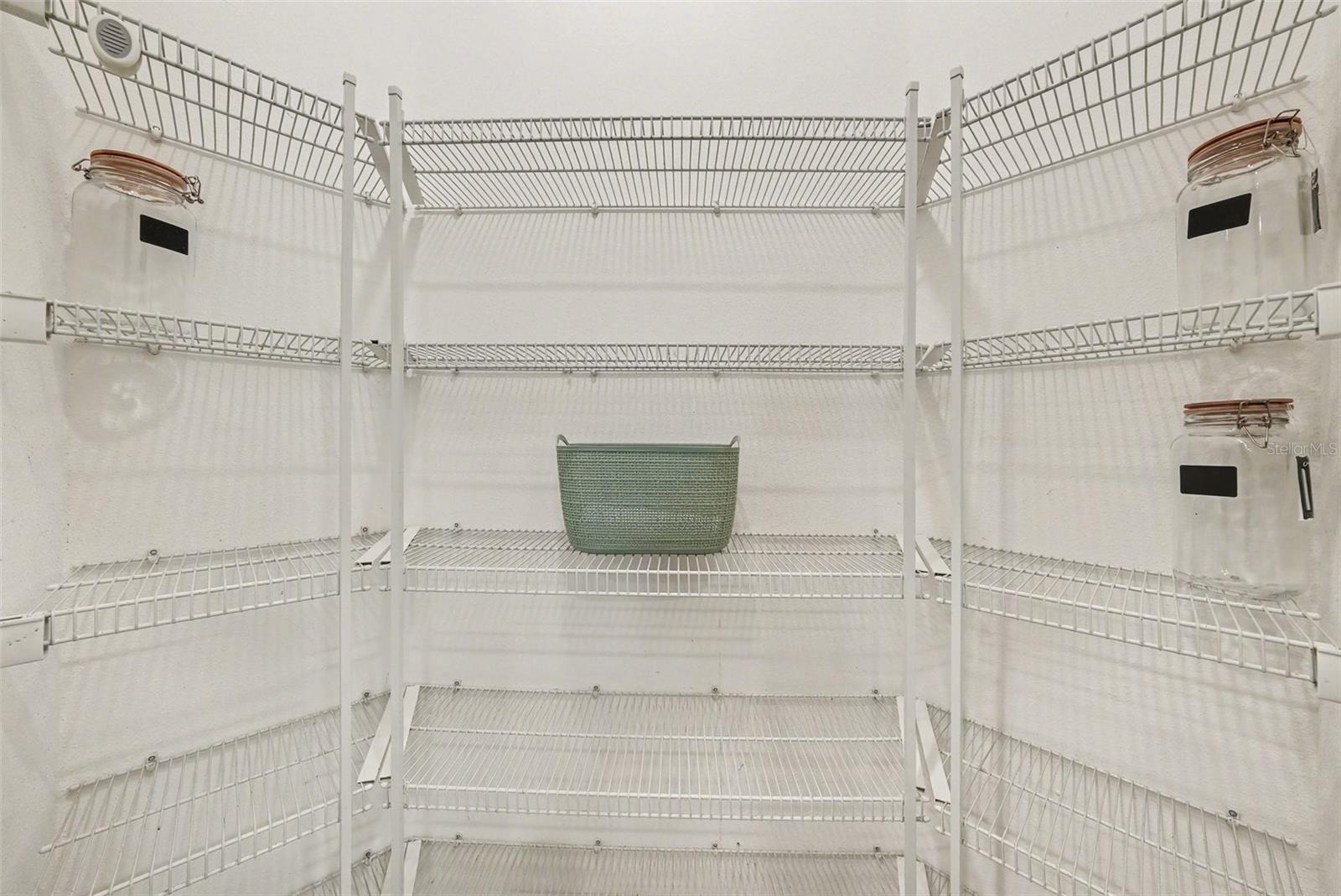 Large, walk-in Pantry in the Kitchen