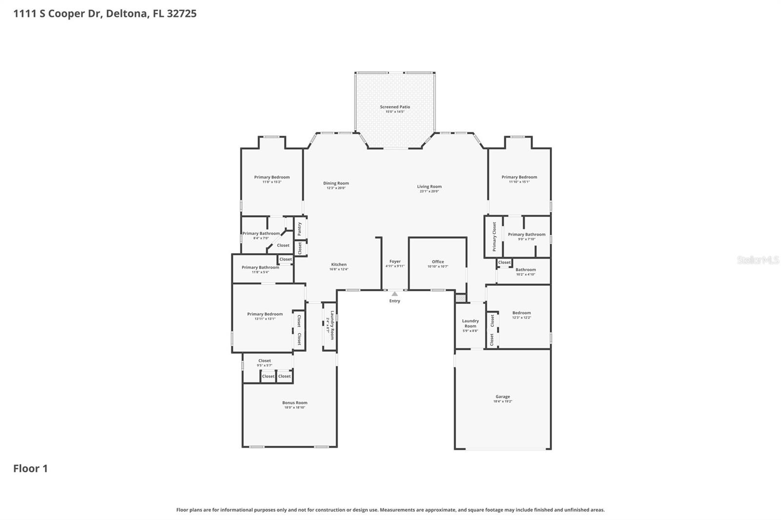 1111 S COOPER DR, DELTONA, FL, 32725